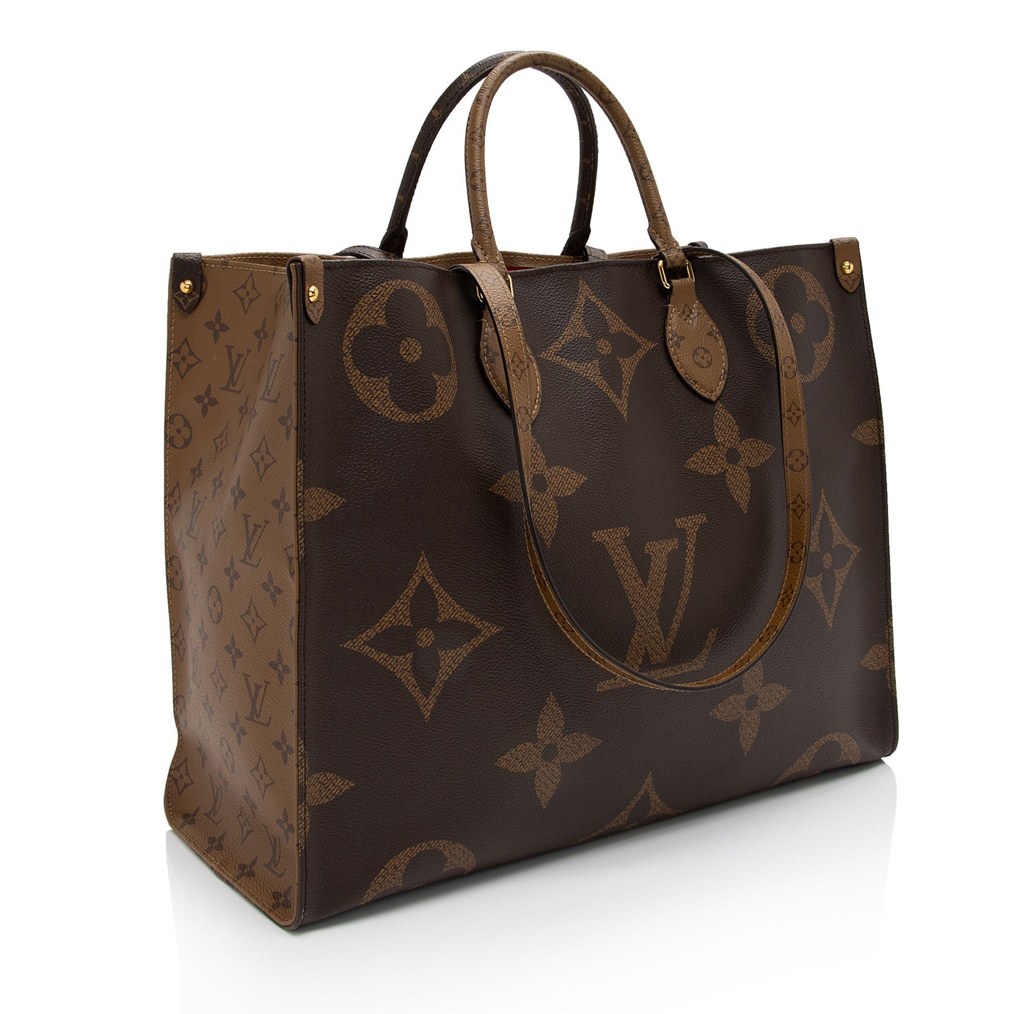 Louis Vuitton Giant Monogram Canvas Onthego GM Tote (SHF-BTGNiS)