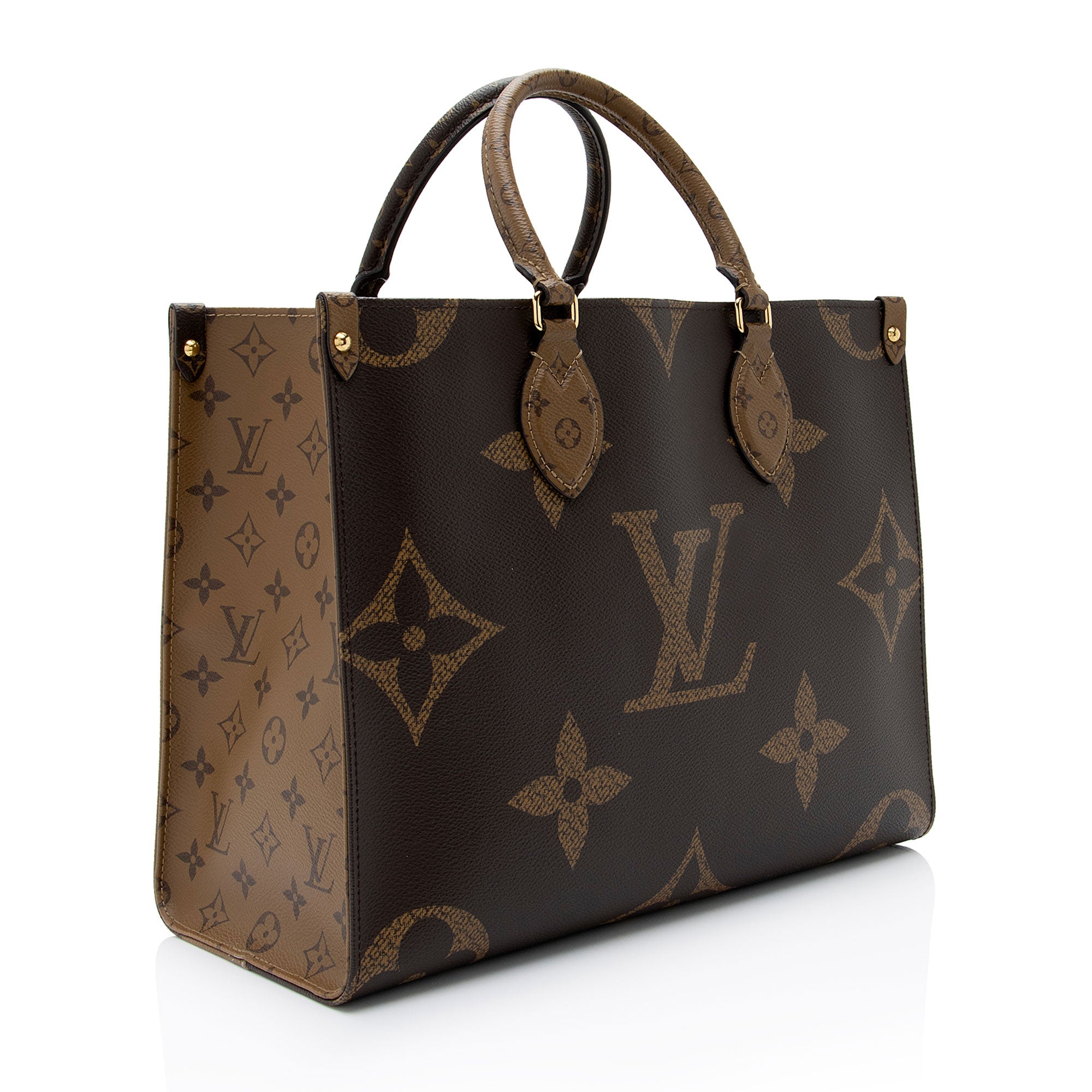 Louis Vuitton Giant Monogram Canvas Onthego MM Tote (SHF-qOGGJv)
