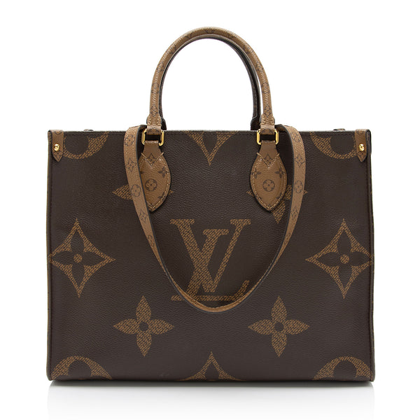 LOUIS VUITTON - OnTheGo MM leather tote bag