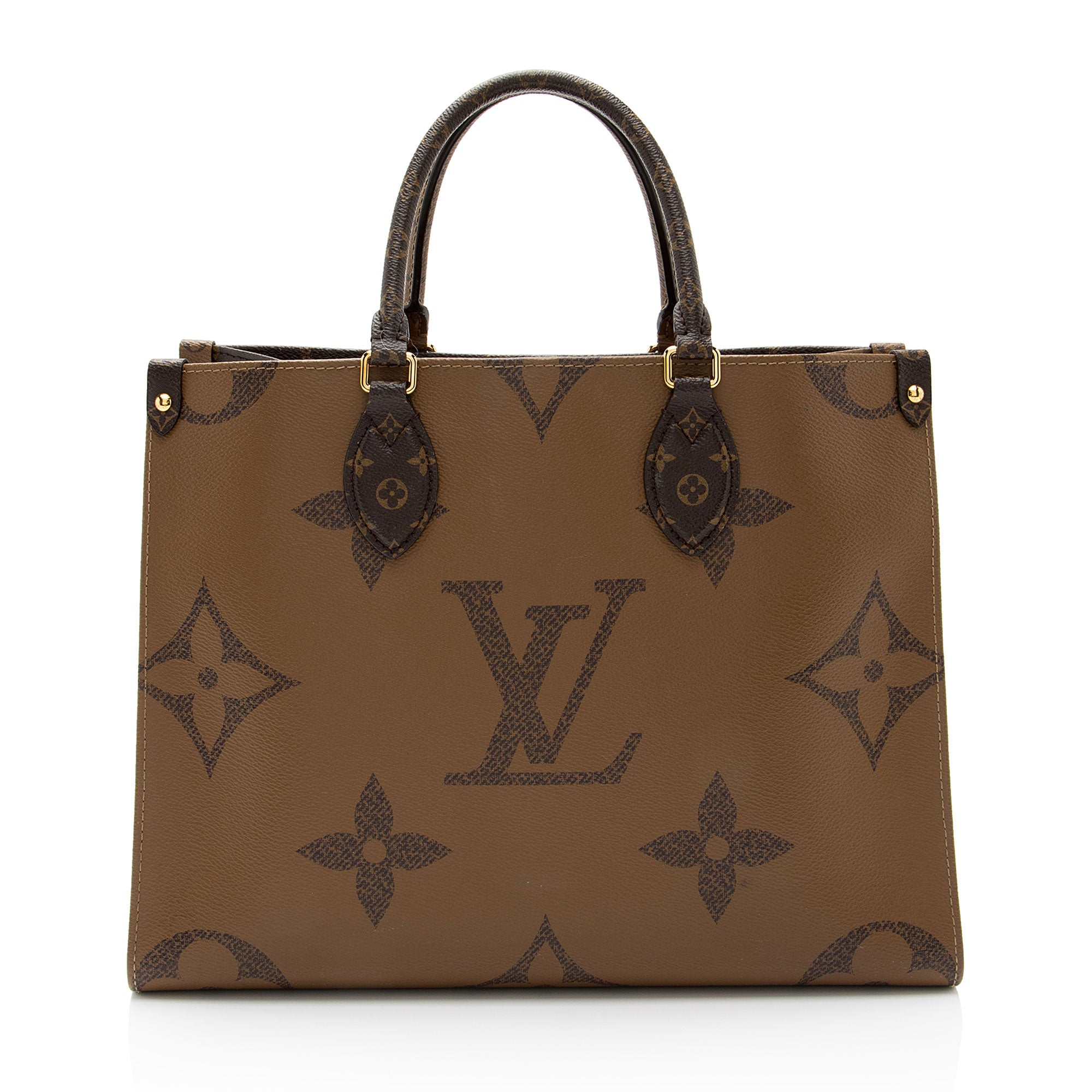 Louis Vuitton Giant Monogram Canvas Onthego MM Tote (SHF-fOILTP)