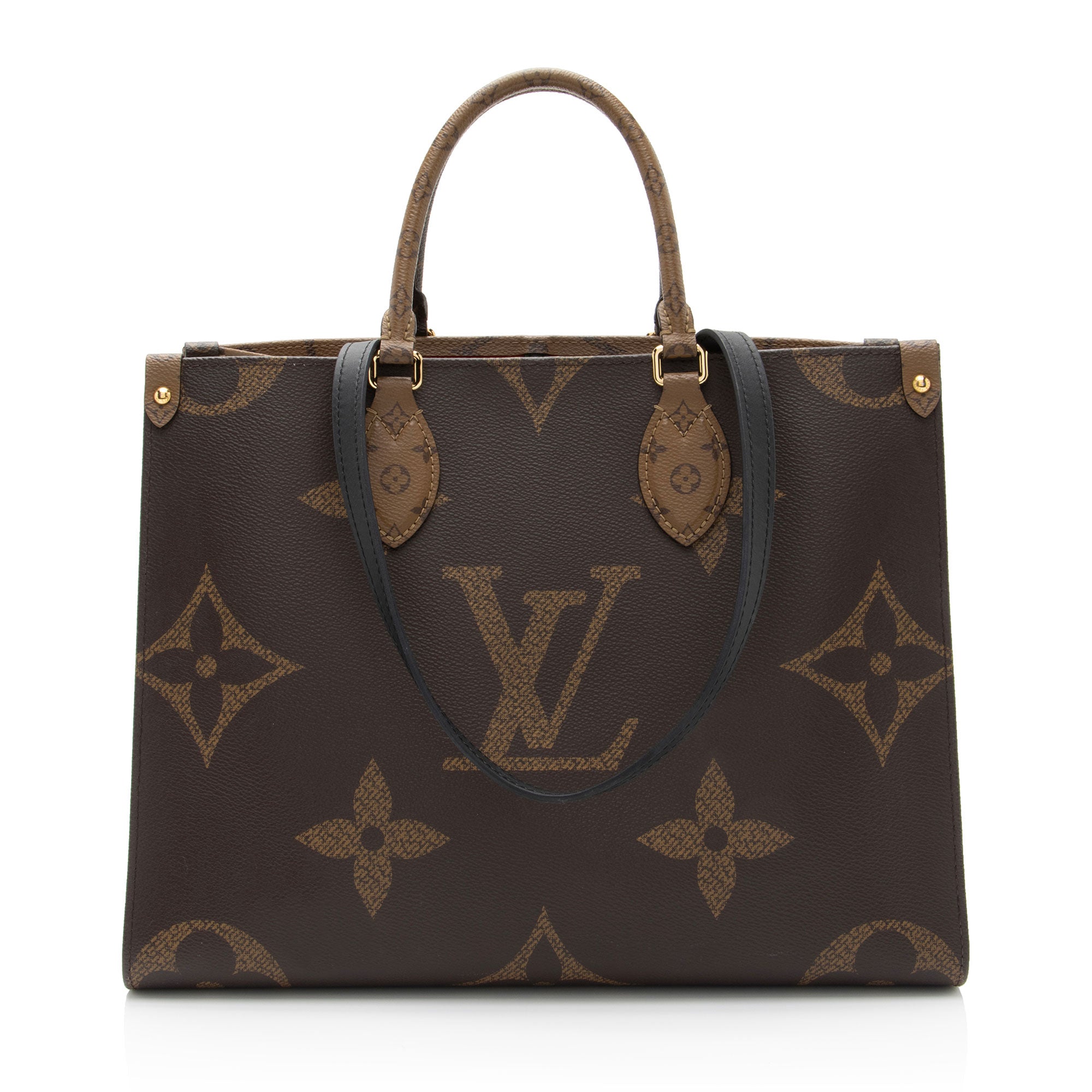 Louis Vuitton Giant Monogram Canvas Onthego MM Tote (SHF-fOILTP)