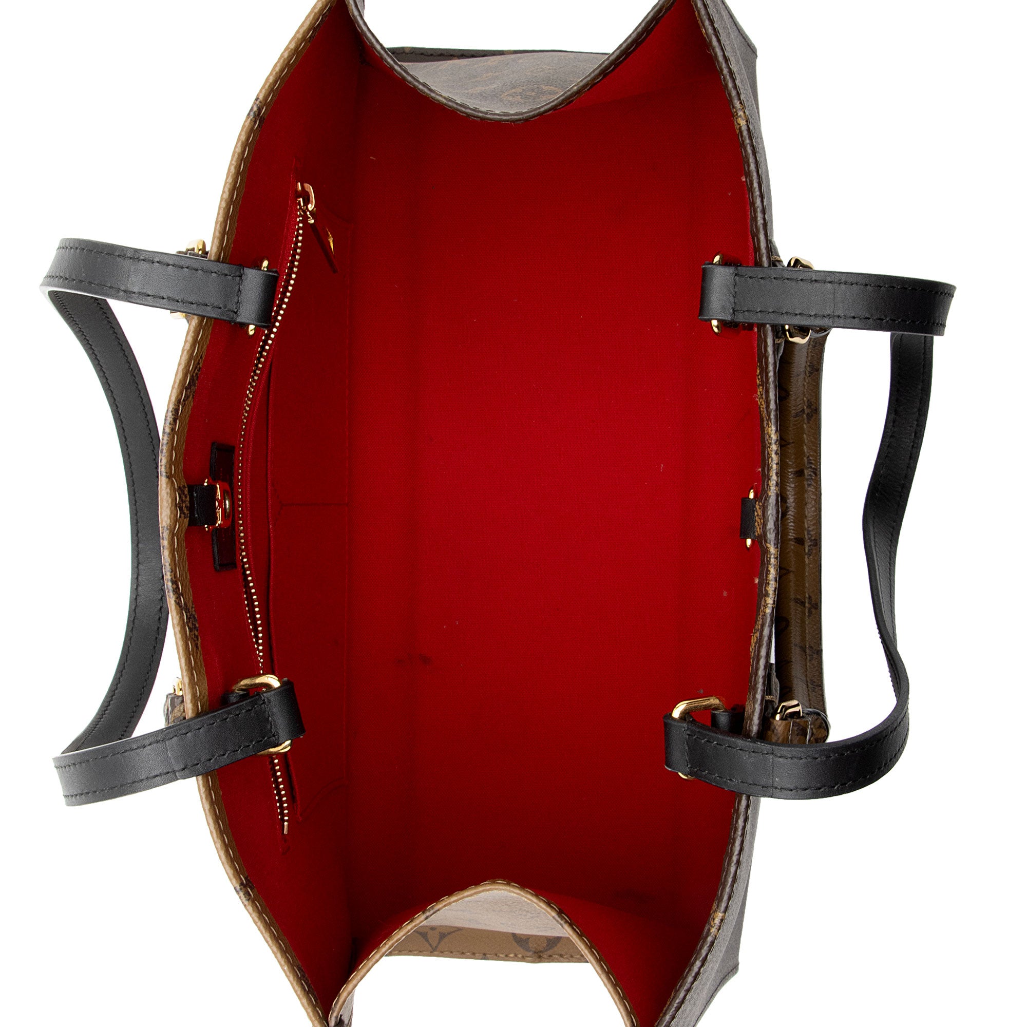 Louis Vuitton Giant Monogram Canvas Onthego MM Tote (SHF-fOILTP)