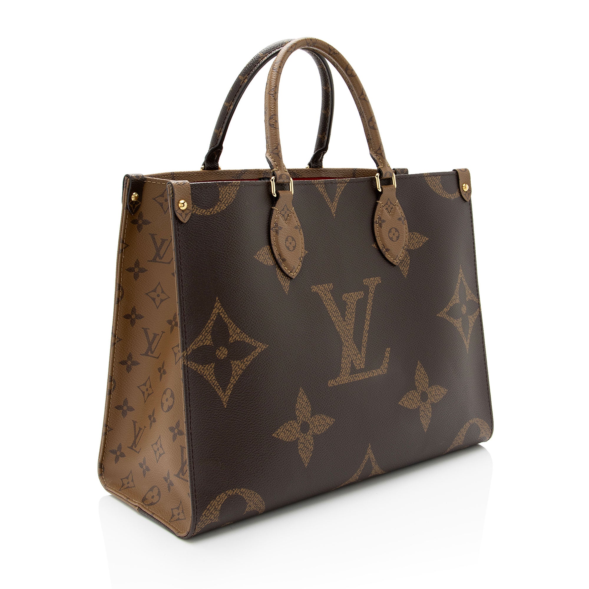 Louis Vuitton Giant Monogram Canvas Onthego MM Tote (SHF-fOILTP)