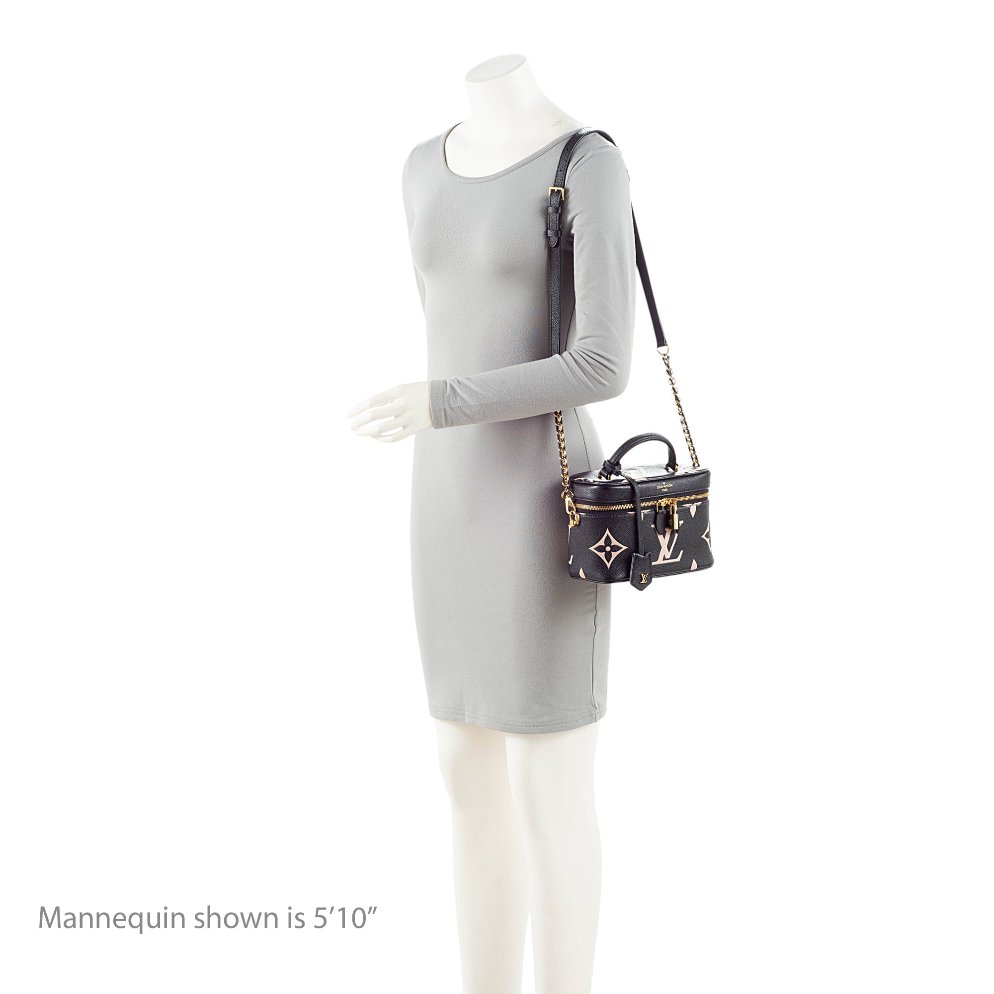 Louis Vuitton Giant Monogram Empreinte Bicolor Vanity PM Shoulder Bag