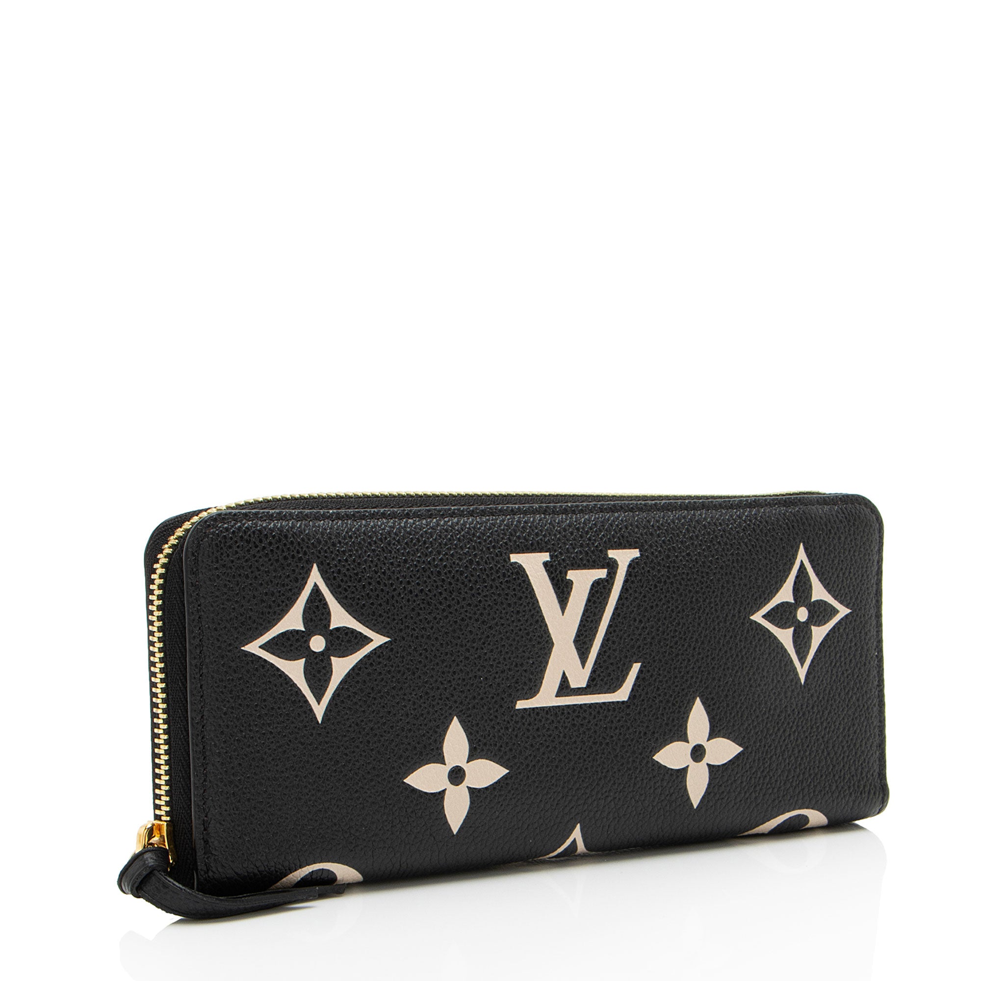 Louis Vuitton Giant Monogram Empreinte Clemence Wallet (SHF-DYQGTL)