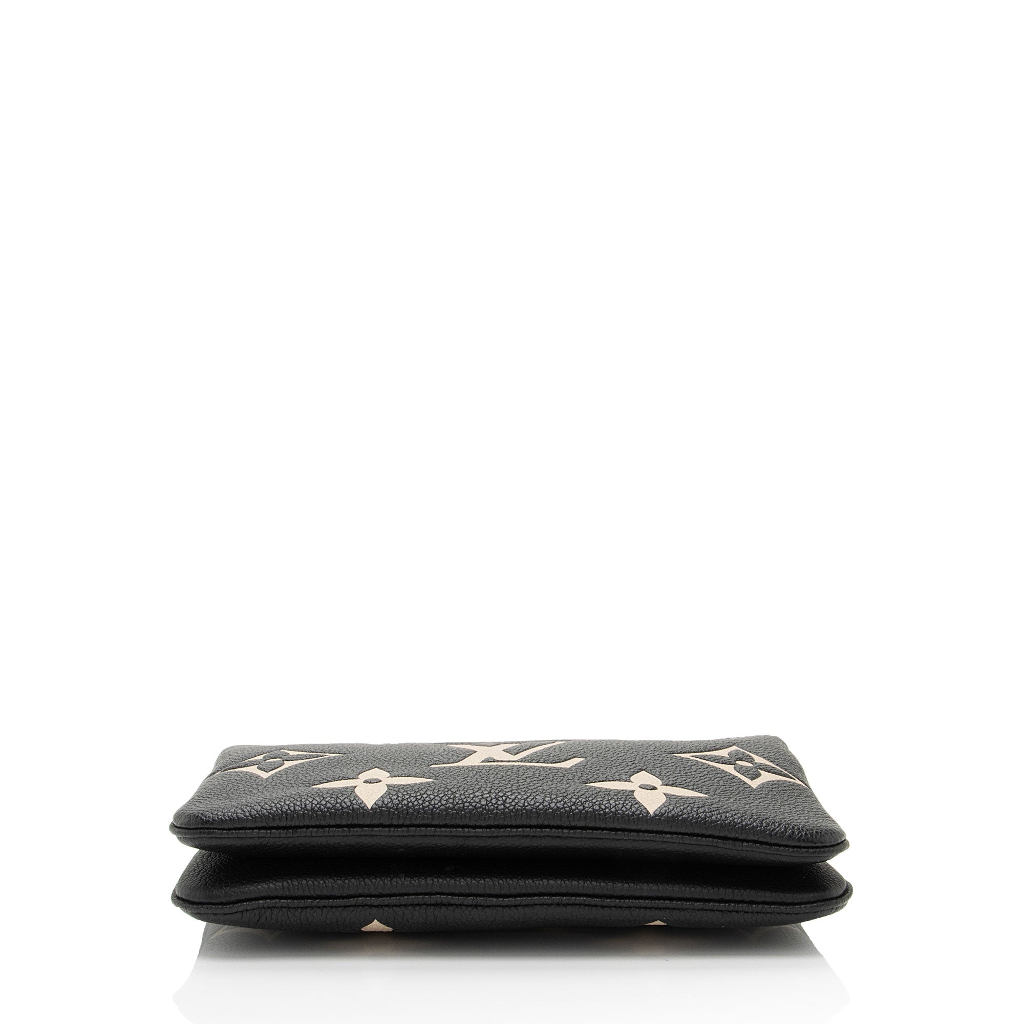 Louis Vuitton Giant Monogram Empreinte Double Zip Pochette (SHF-v92Poz)