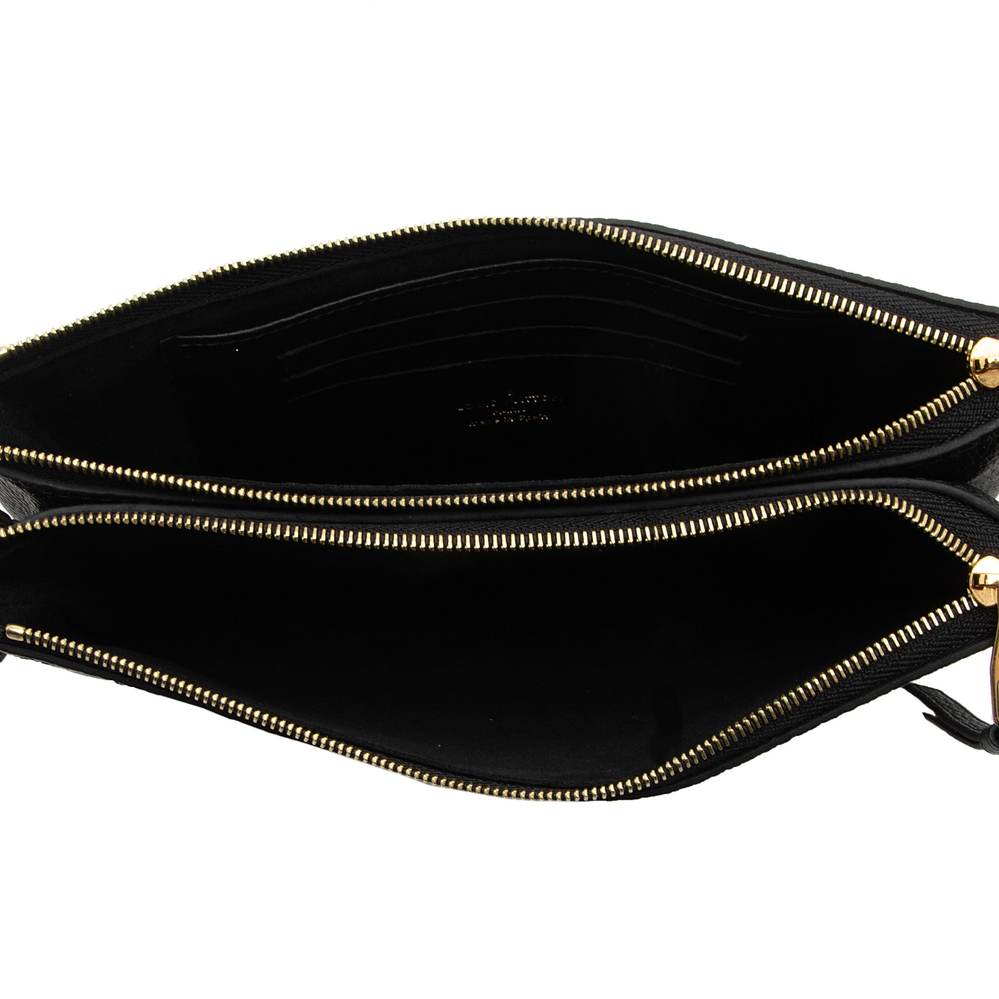 Louis Vuitton Giant Monogram Empreinte Double Zip Pochette (SHF-v92Poz)