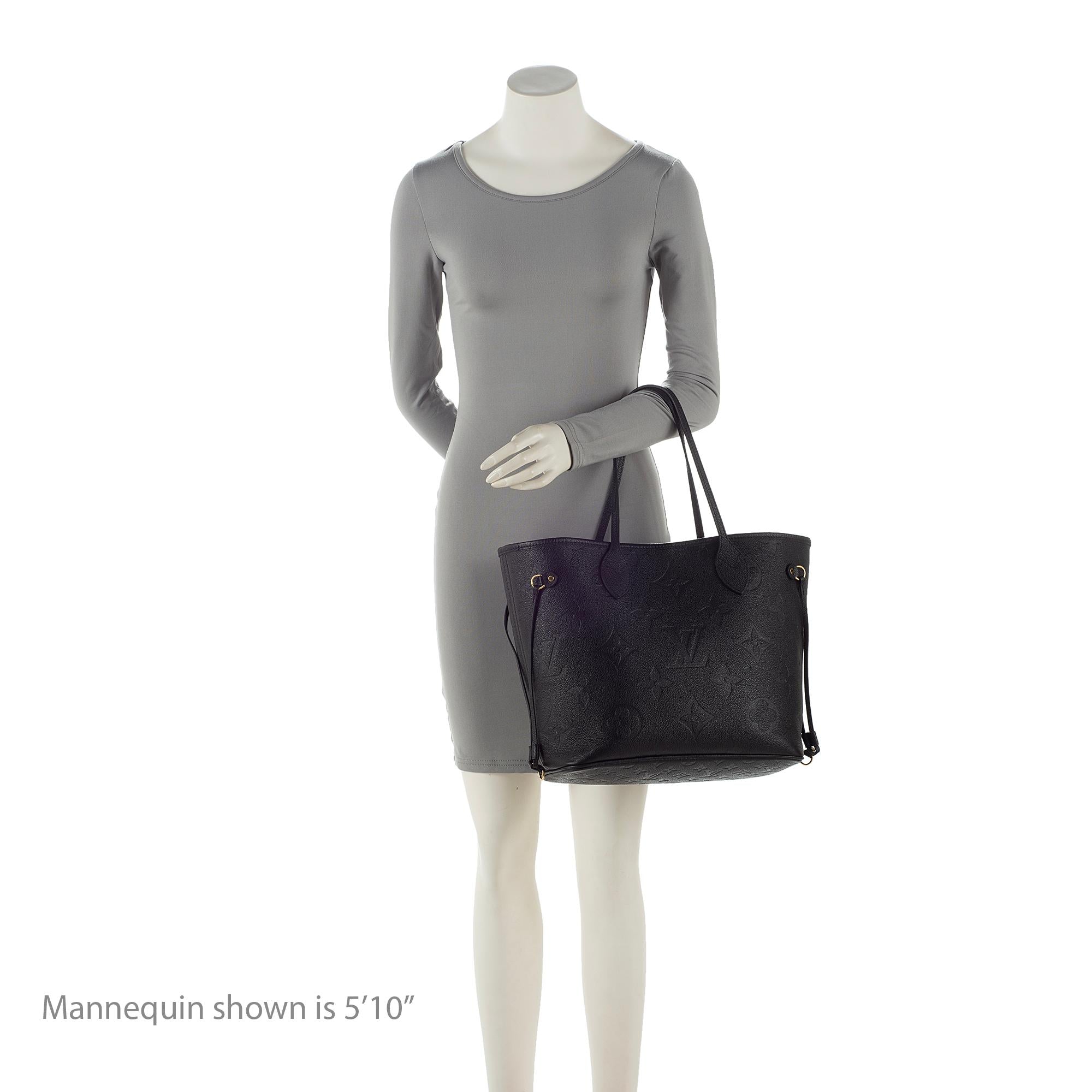 Louis Vuitton Giant Monogram Empreinte Neverfull MM Tote