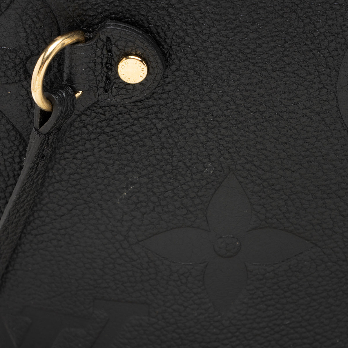 Louis Vuitton Giant Monogram Empreinte Neverfull MM Tote