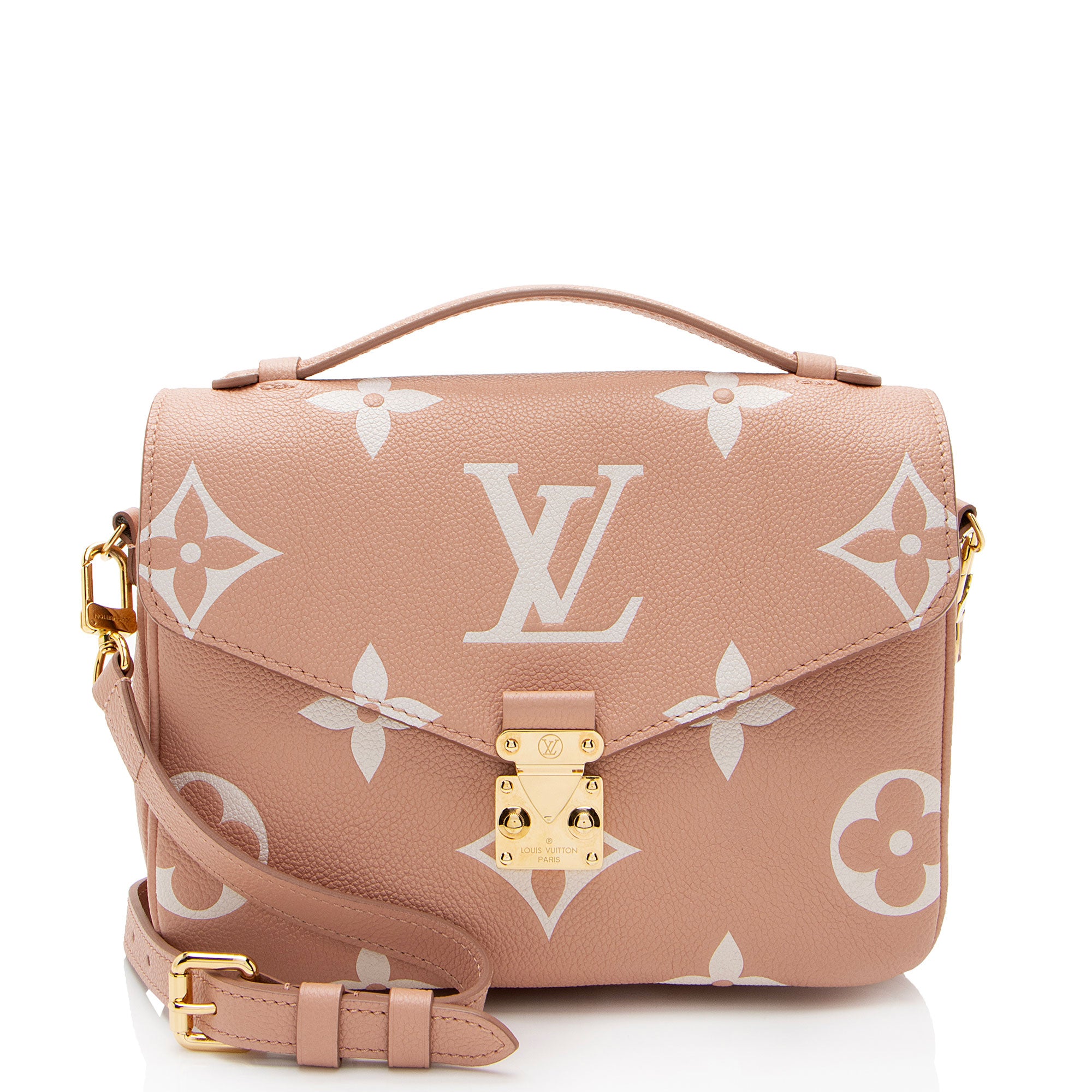 Louis Vuitton Giant Monogram Empreinte Bicolor Pochette Metis Shoulder Bag