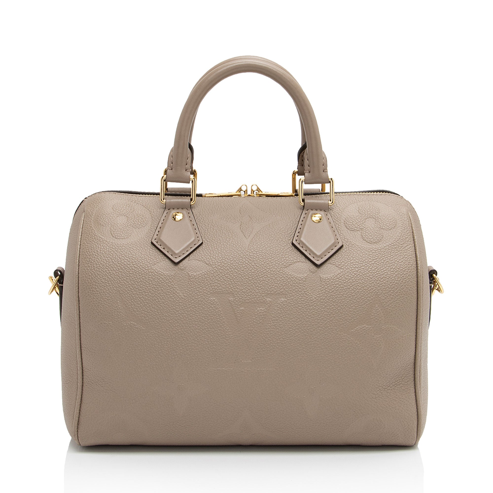 Louis Vuitton Giant Monogram Empreinte Speedy Bandouliere 25 Satchel (SHF-IaNyOF)