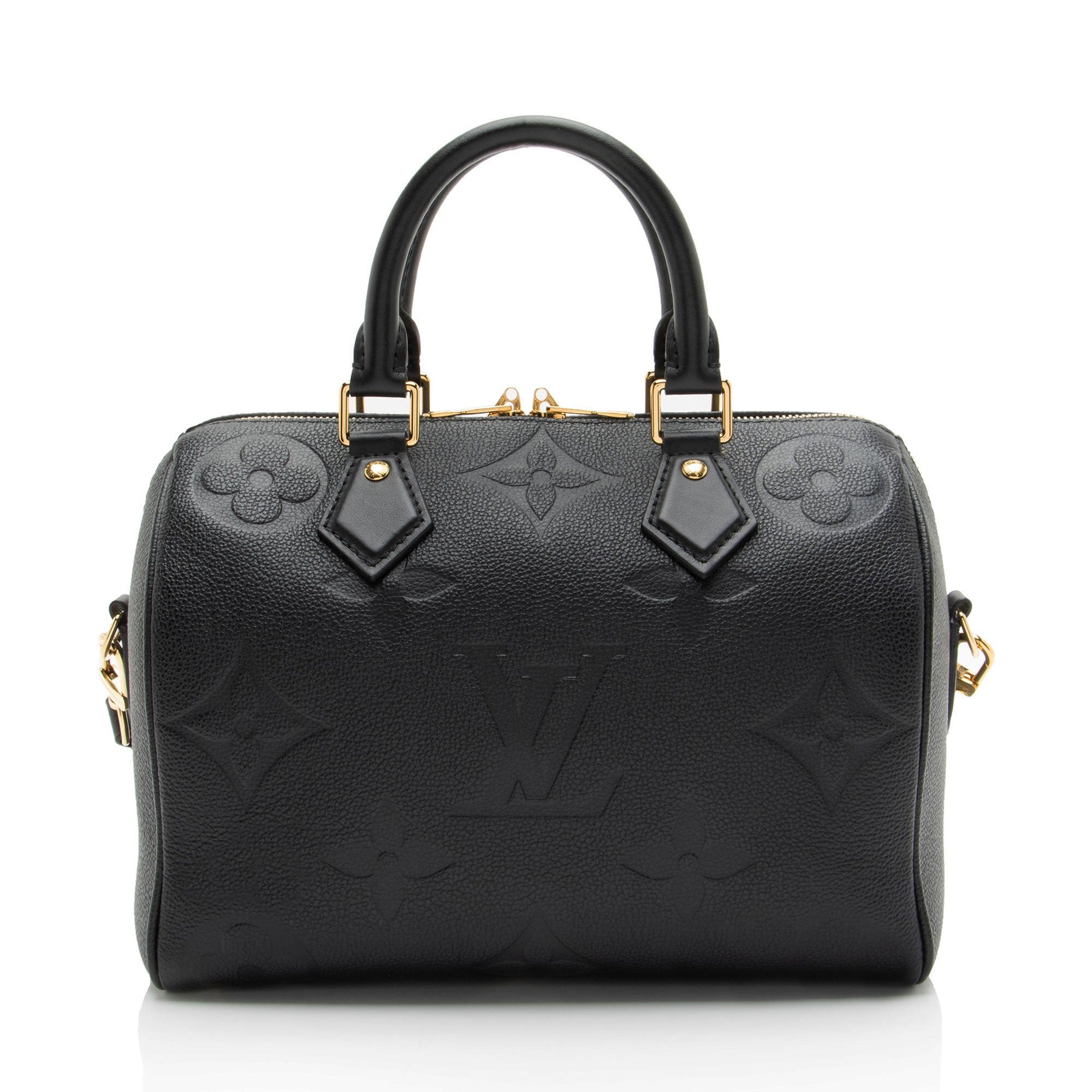 Louis Vuitton Giant Monogram Empreinte Speedy Bandouliere 25 Satchel