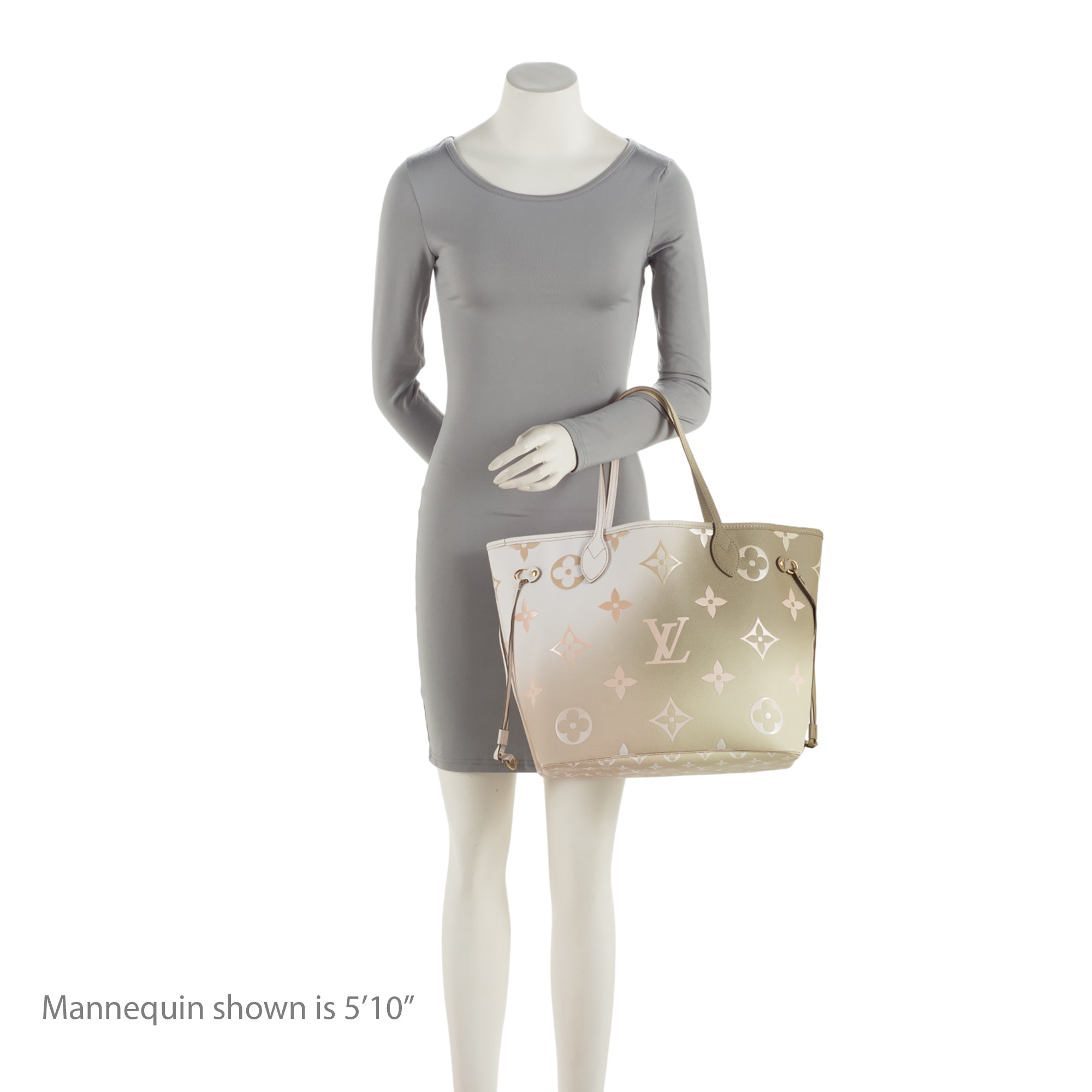 Louis Vuitton Giant Monogram Empreinte Spring In The City Neverfull MM Tote (SHF-DaaGml)