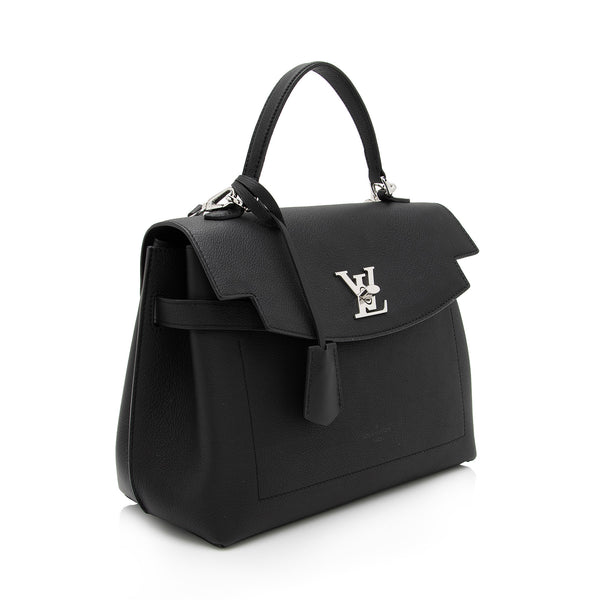 Louis Vuitton Calfskin Lockme Ever Bb Black