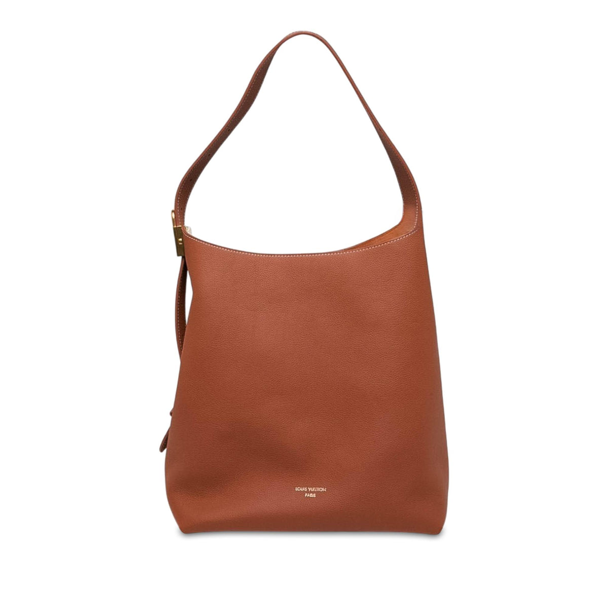 Louis Vuitton Grained Calfskin Low Key Hobo MM