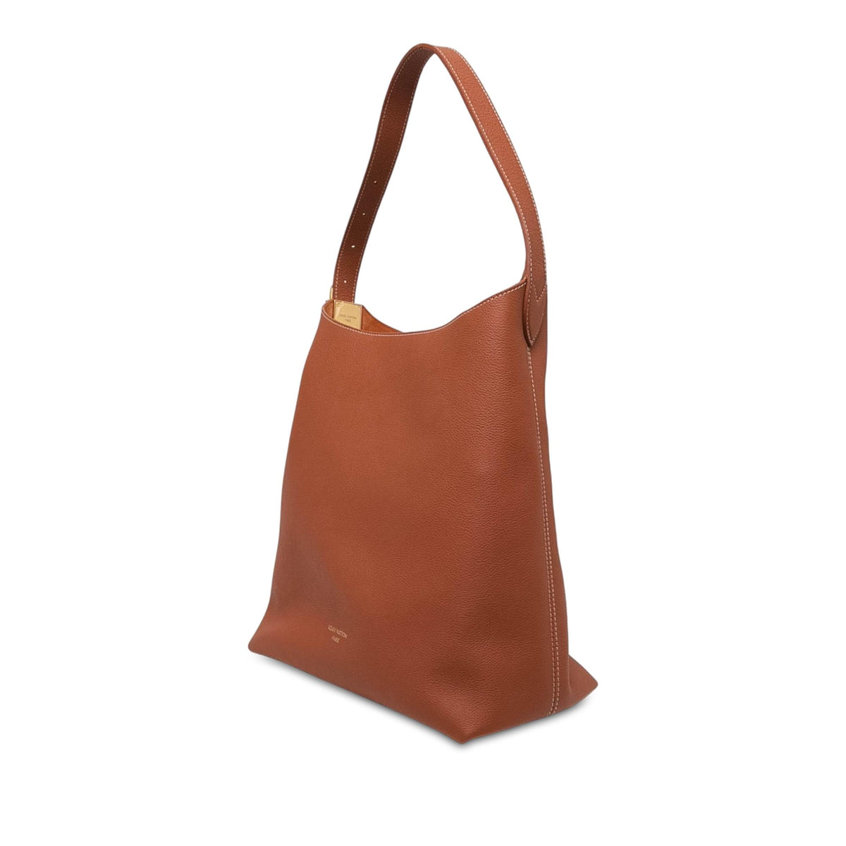 Louis Vuitton Grained Calfskin Low Key Hobo MM