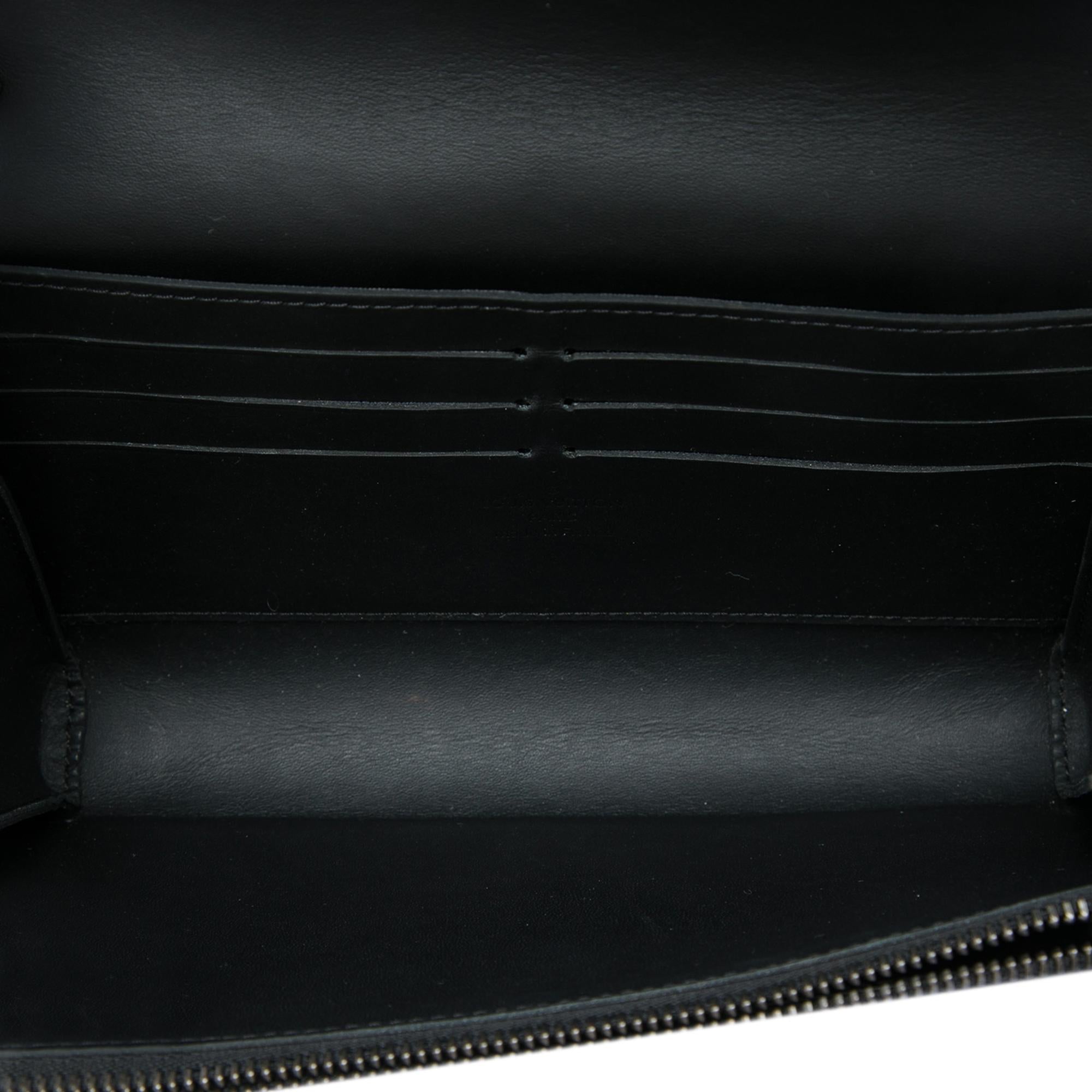 Louis Vuitton Graphic Print Calfskin Twist Wallet on Chain