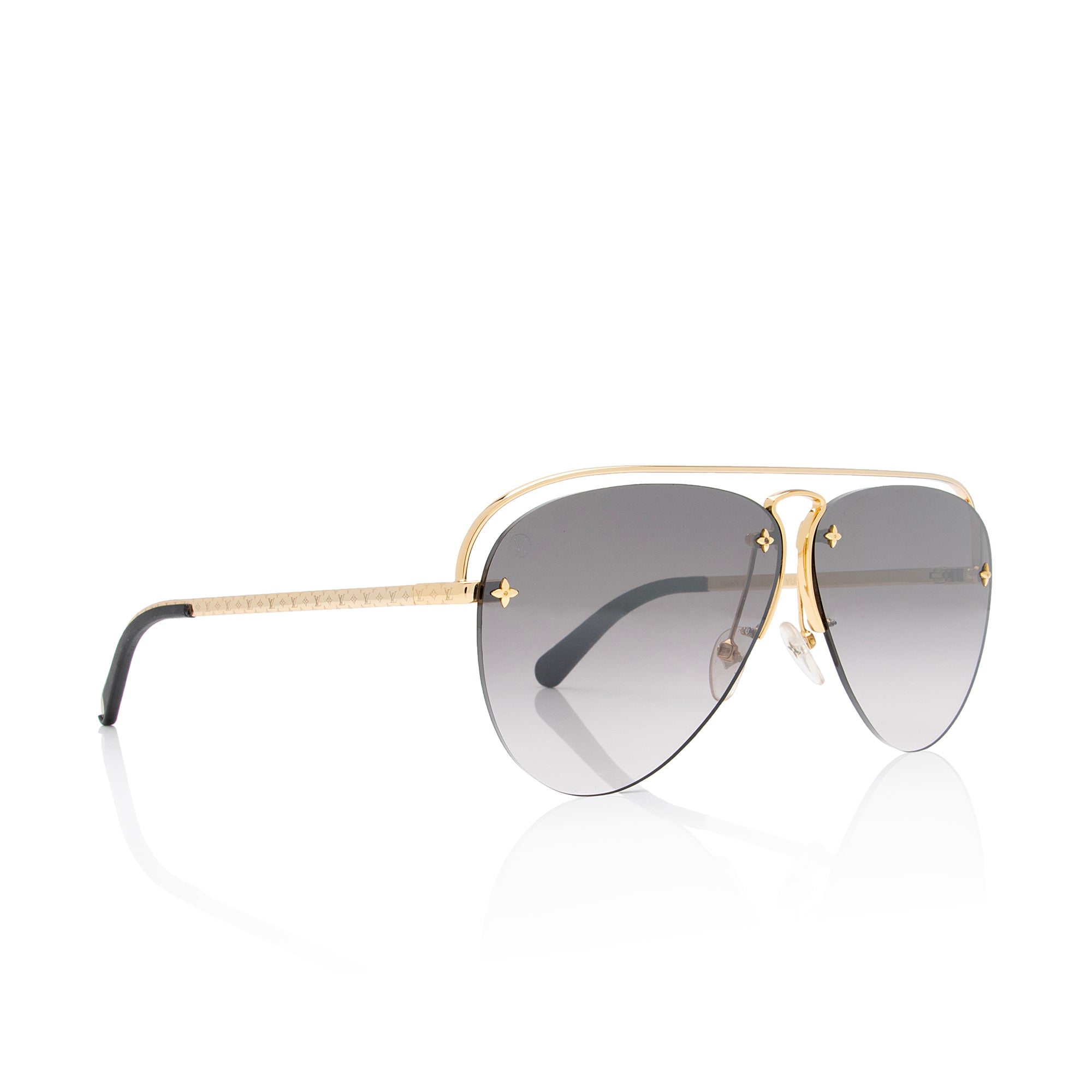 Louis Vuitton Grease Aviator Sunglasses (SHF-YdgEmH)