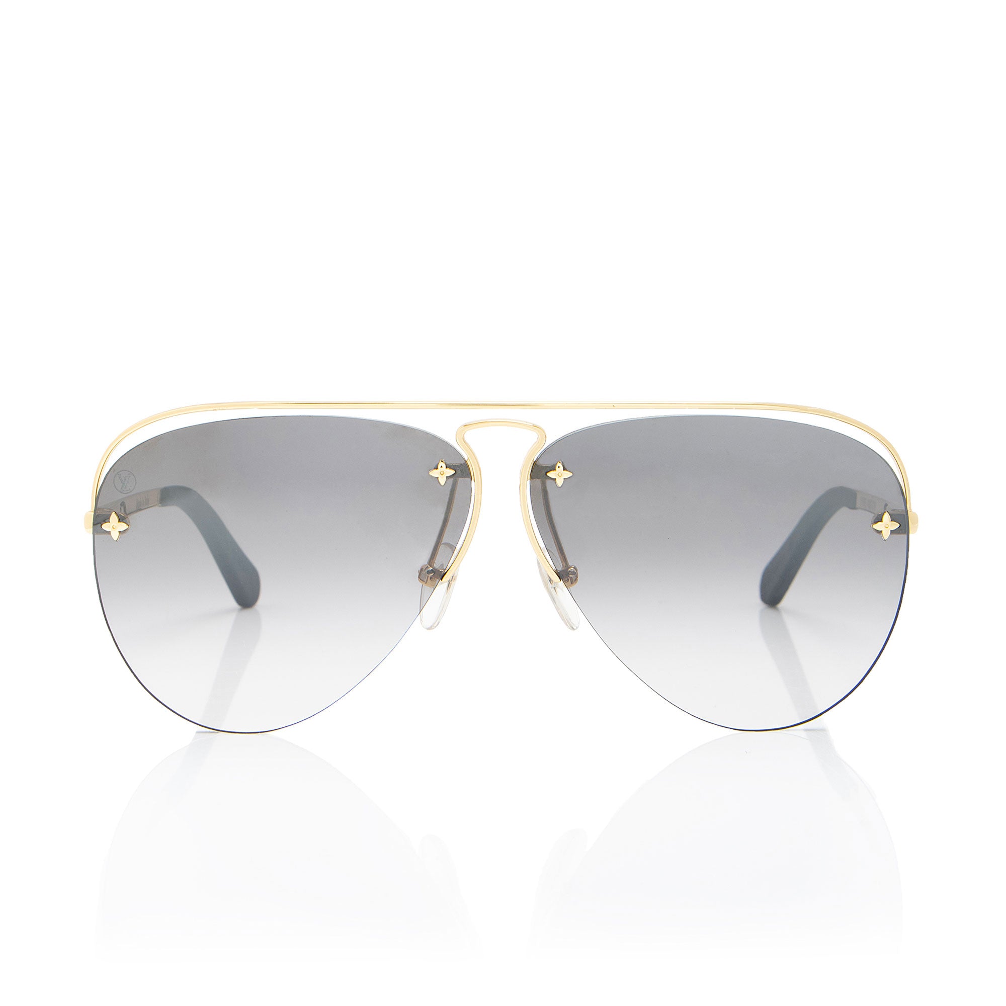 Louis Vuitton Grease Aviator Sunglasses (SHF-jLeRGP)