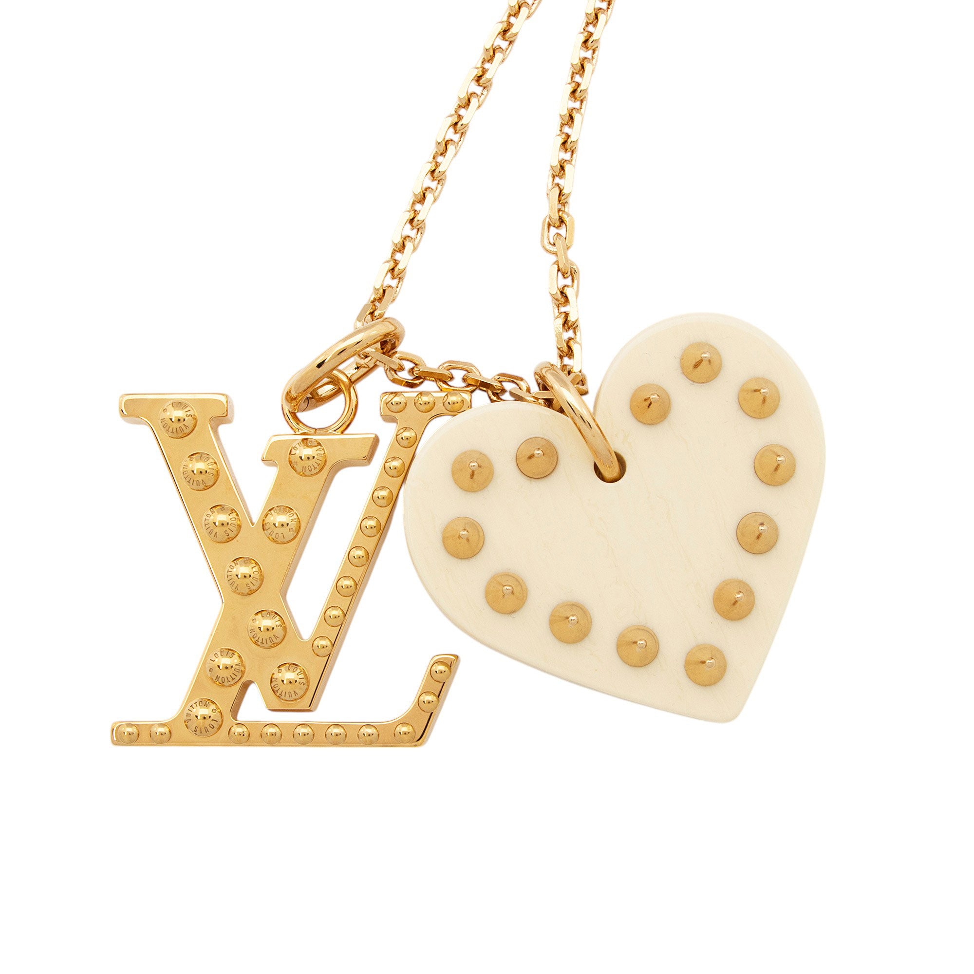 Louis Vuitton Heart Nails Necklace