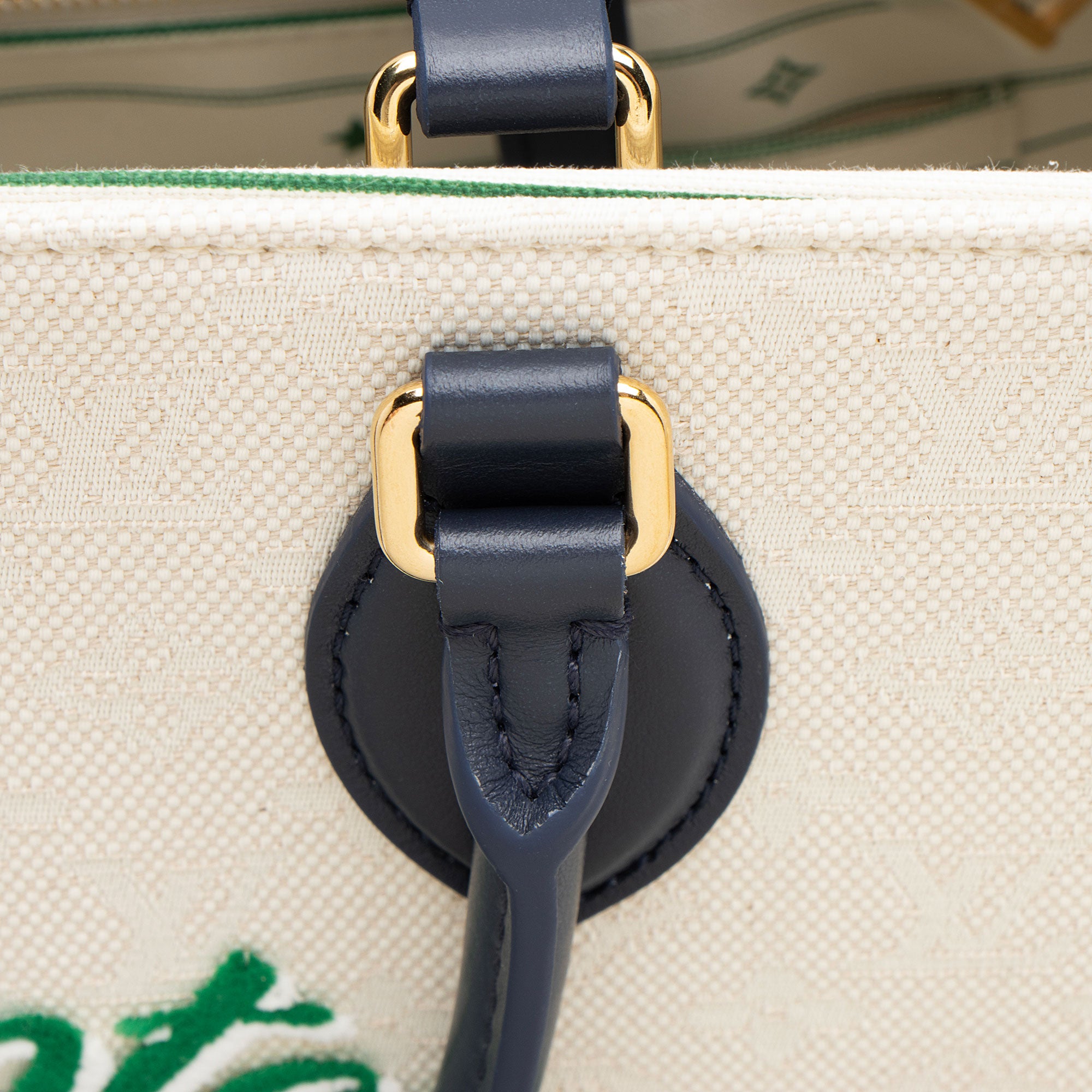 Louis Vuitton Monogram Jacquard Tuffetage Hamptons Onthego GM Tote