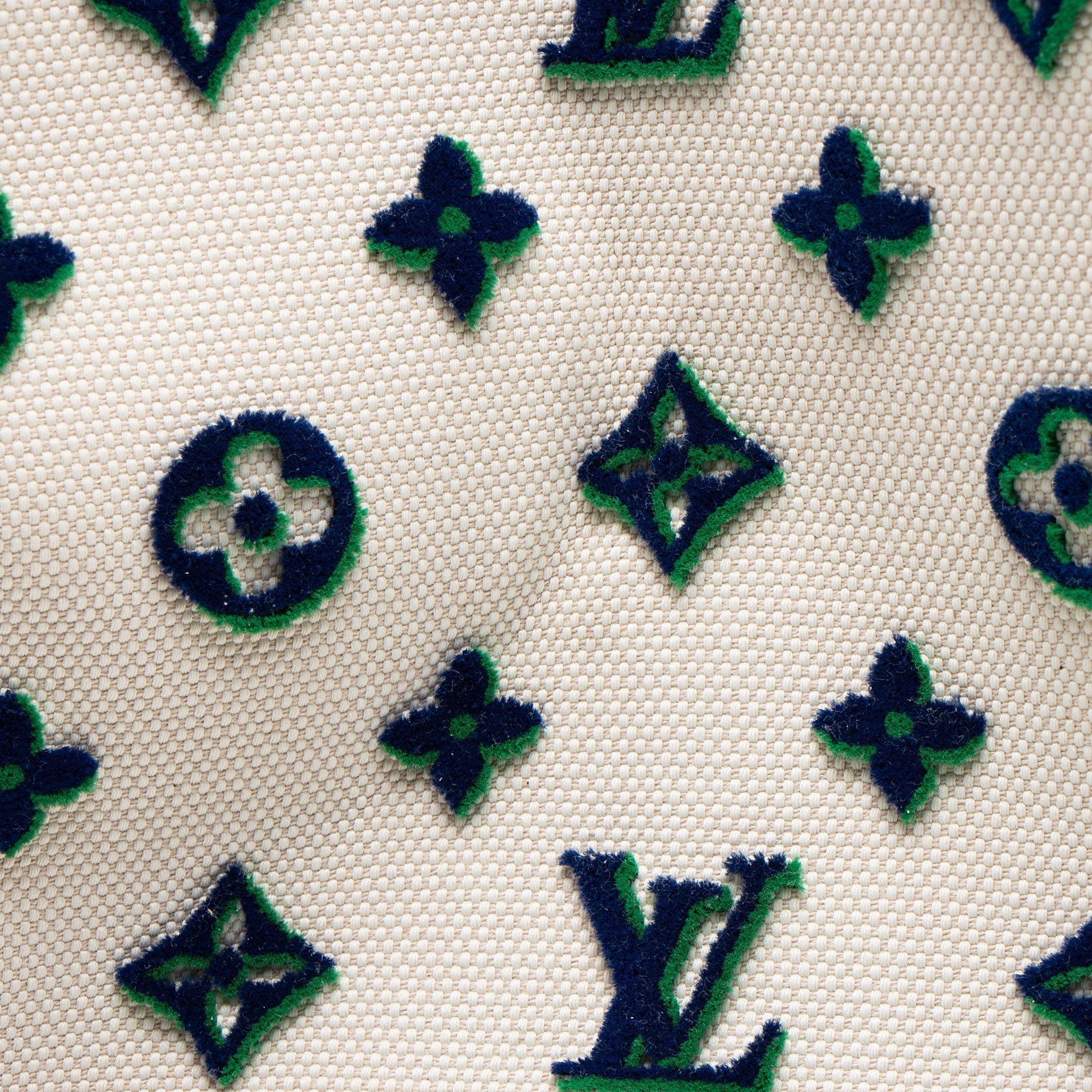 Louis Vuitton Monogram Jacquard Tuffetage Hamptons Onthego GM Tote