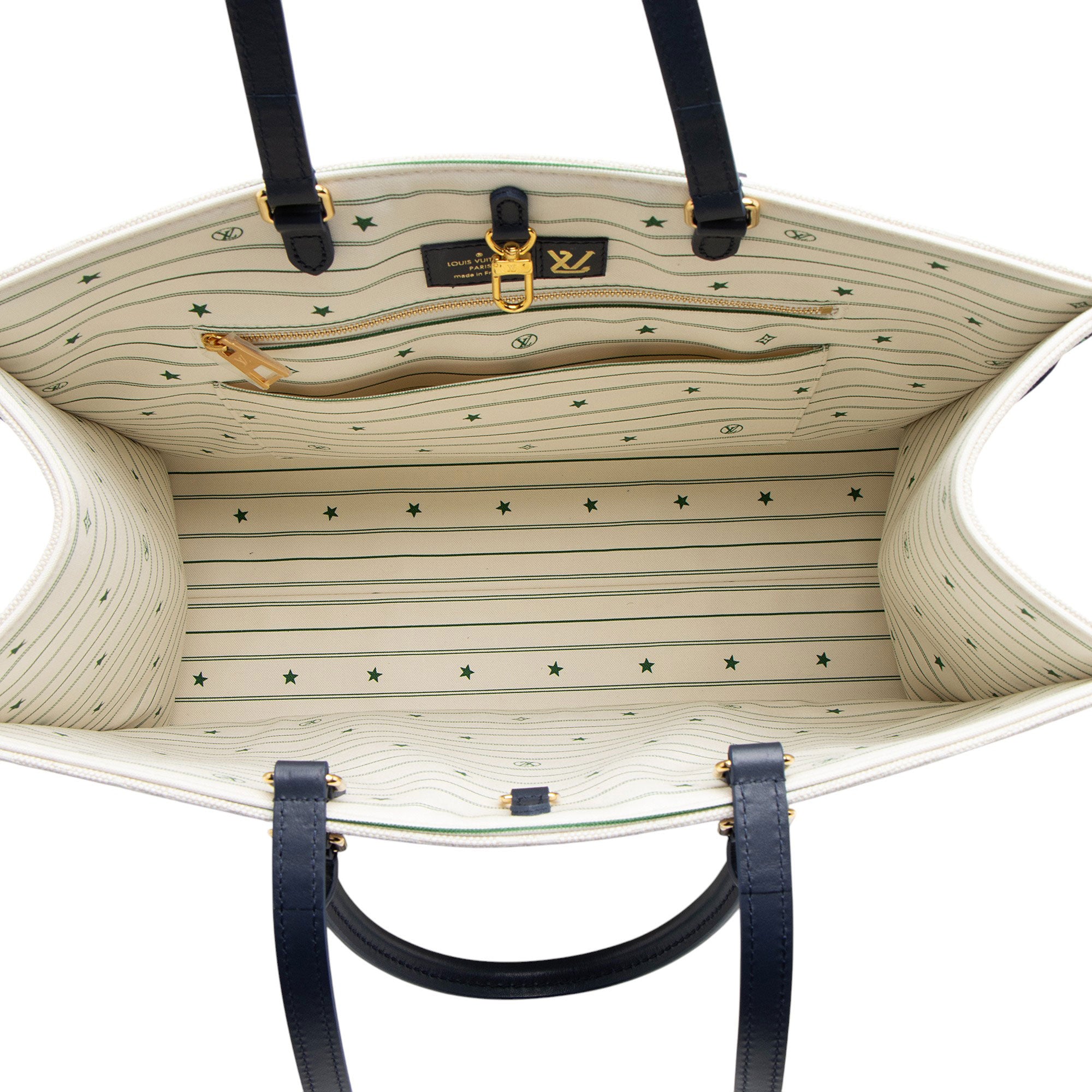 Louis Vuitton Monogram Jacquard Tuffetage Hamptons Onthego GM Tote