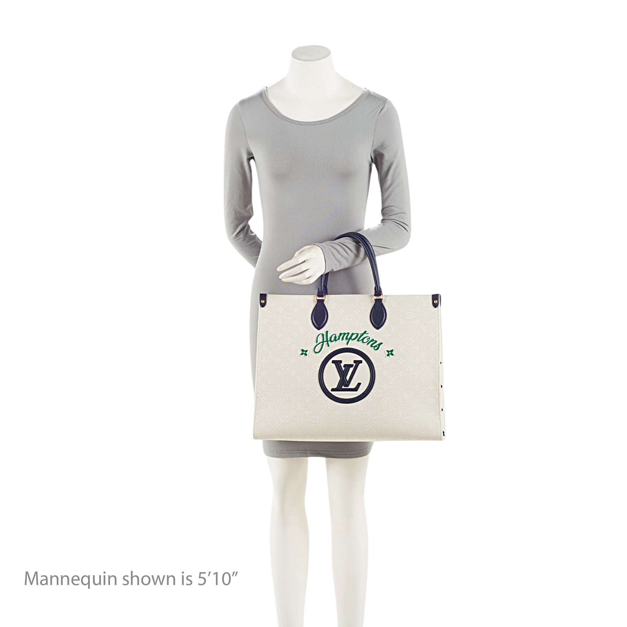 Louis Vuitton Monogram Jacquard Tuffetage Hamptons Onthego GM Tote