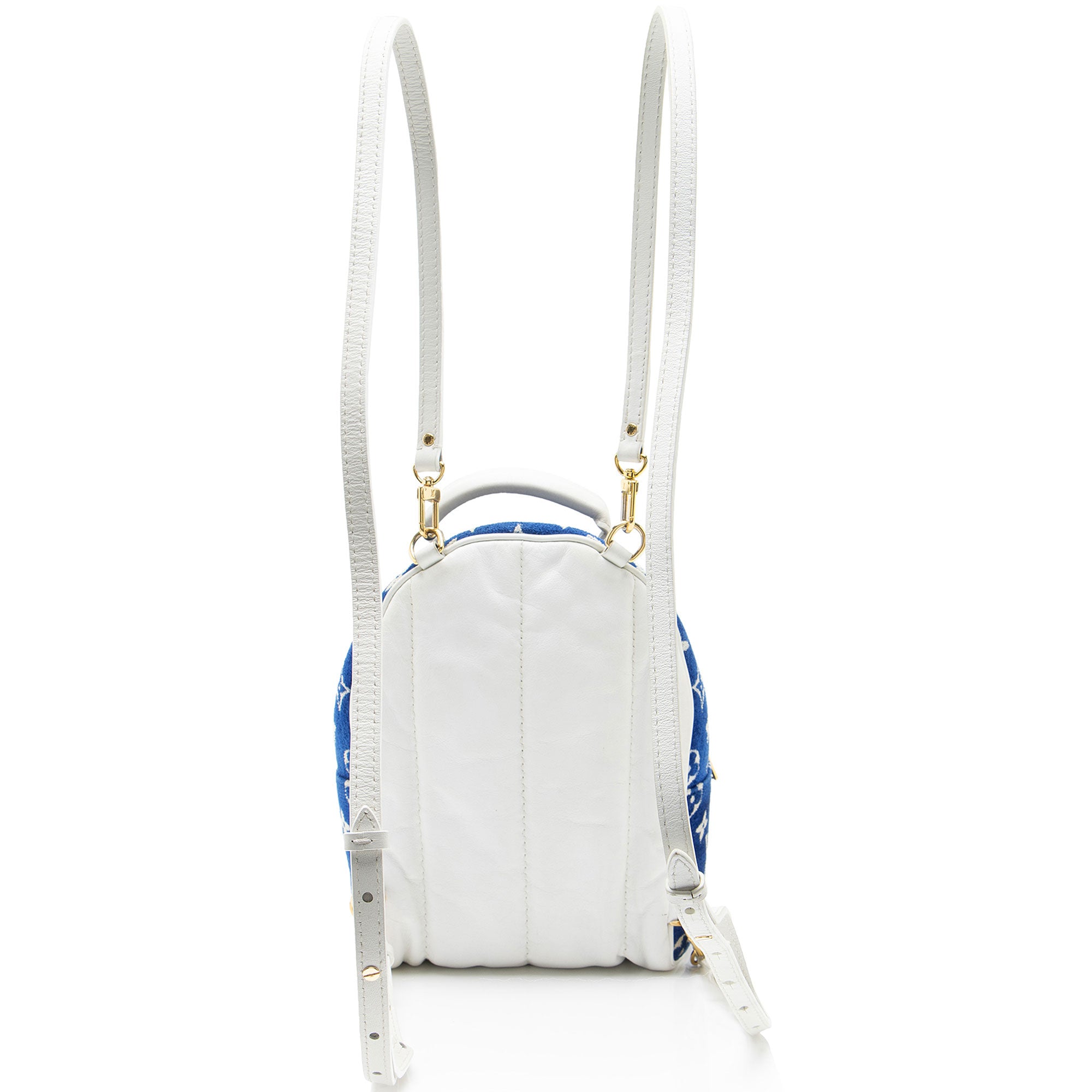 Louis Vuitton Jacquard Velvet Monogram Palm Springs Mini Backpack