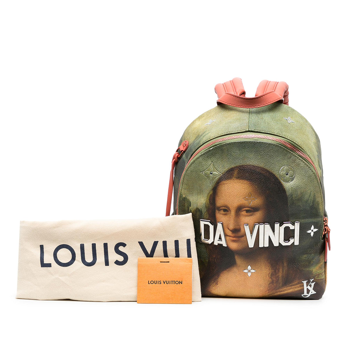 Louis Vuitton Jeff Koons Masters Collection Da Vinci Palm Springs Backpack