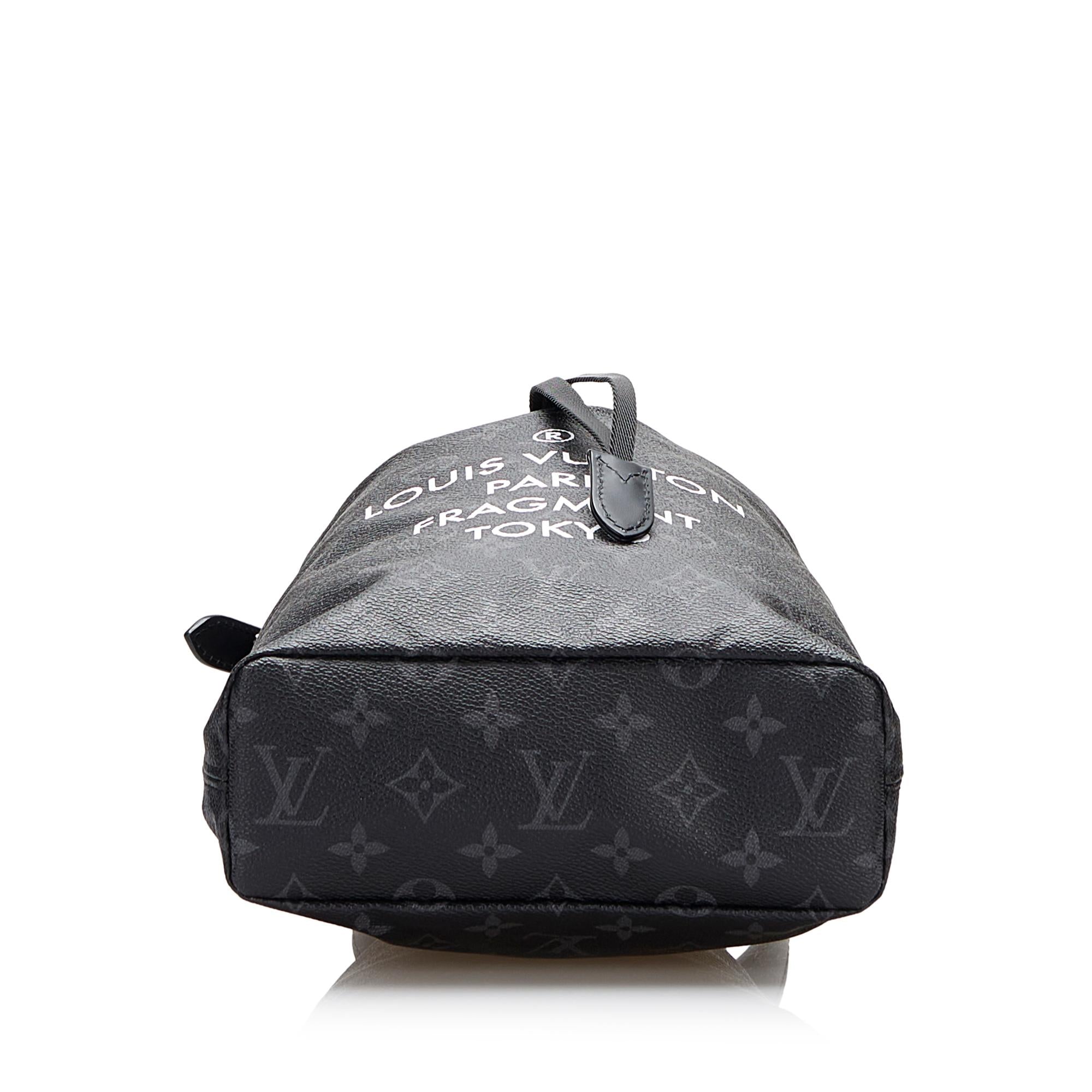 Louis Vuitton LV X Fragment Monogram Eclipse Bucket Bag (SHG-MQ6c0d)