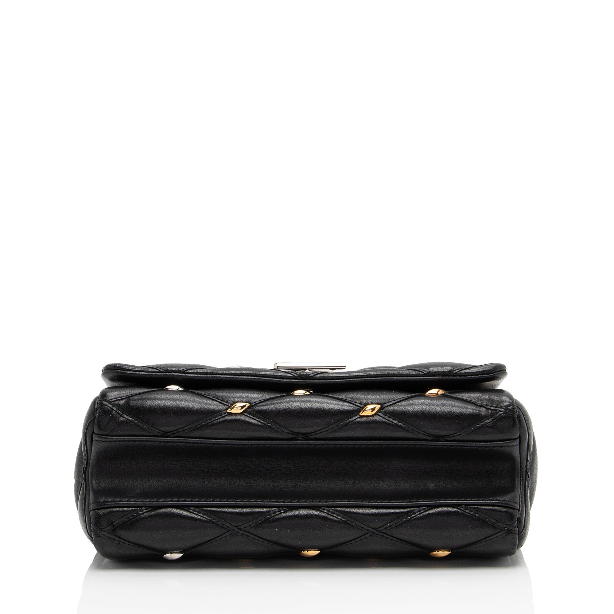 Louis Vuitton Lambskin Studded GO-14 PM Shoulder Bag (SHF-qLBOWs)