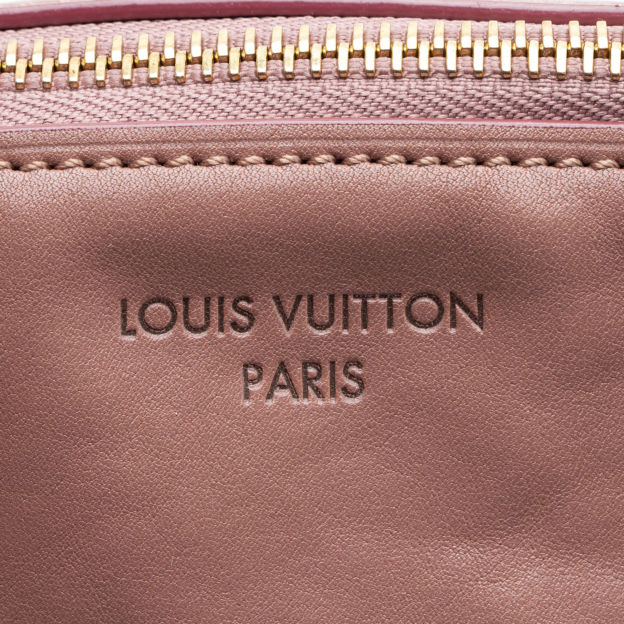 Louis Vuitton Leather Boudoir Lockit Chain Shoulder Bag