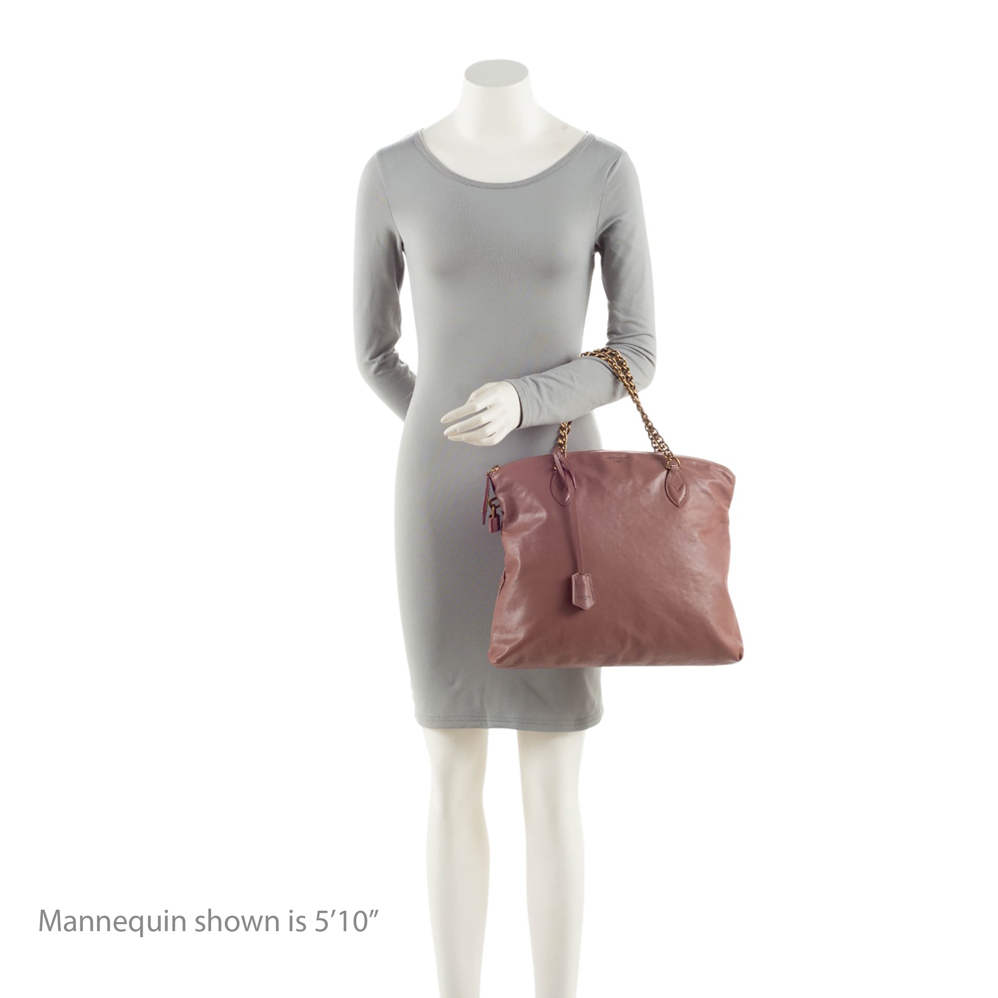 Louis Vuitton Leather Boudoir Lockit Chain Shoulder Bag