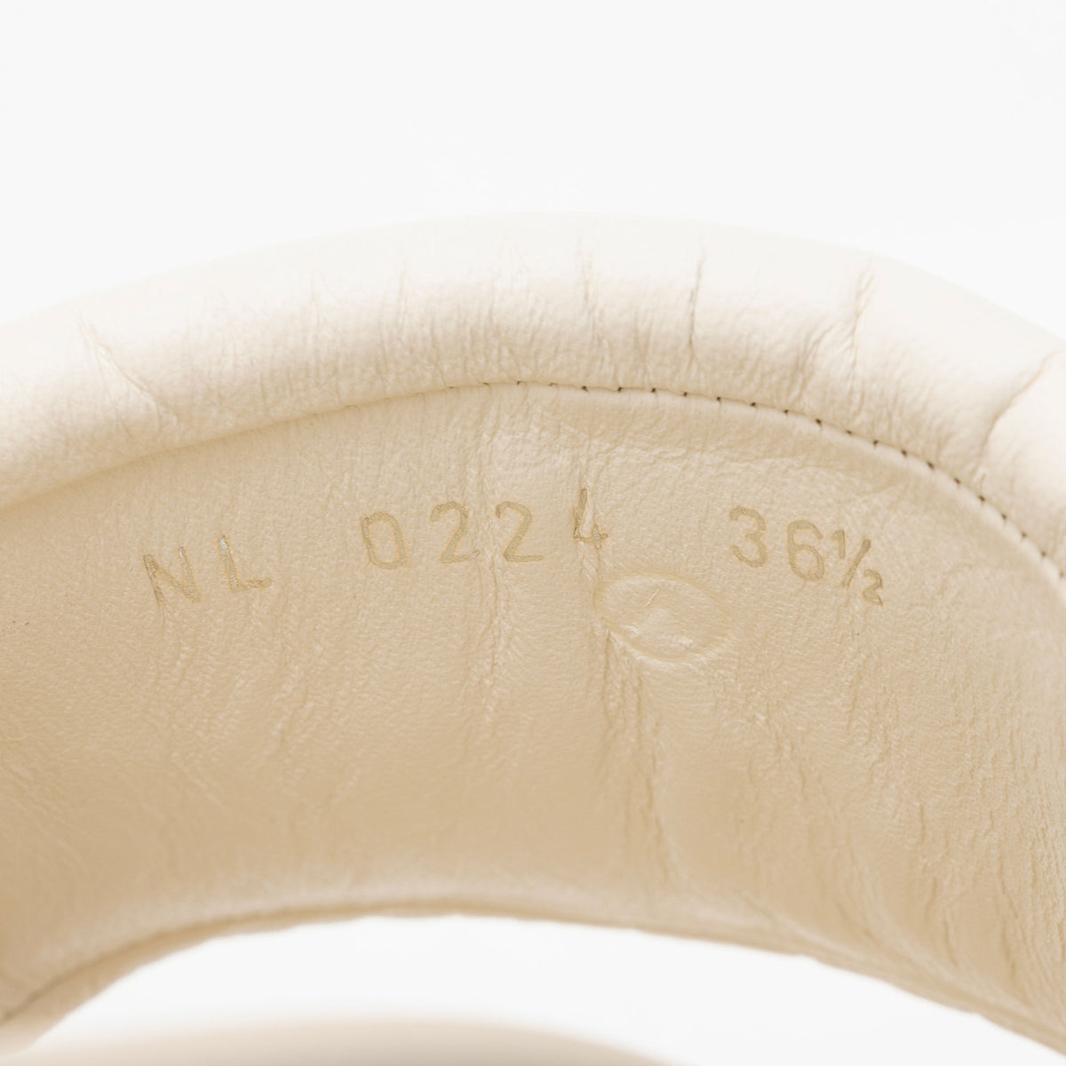 Louis Vuitton Leather Canvas Logo Bliss Slides - Size 6.5 / 36.5