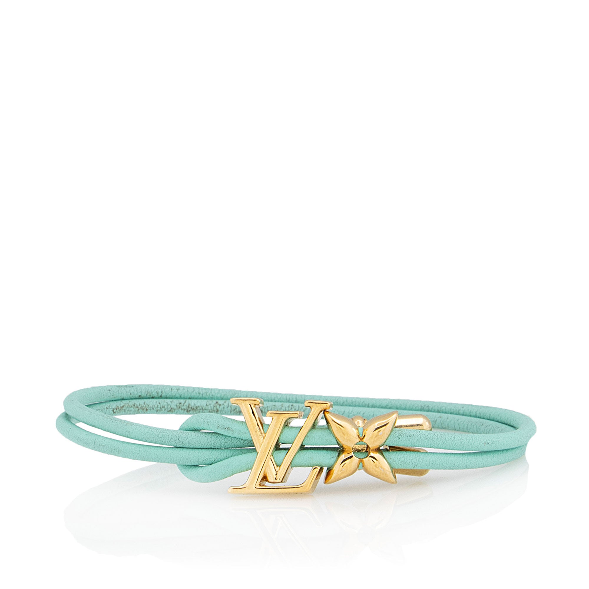 Louis Vuitton Leather LV Bloom Bracelet