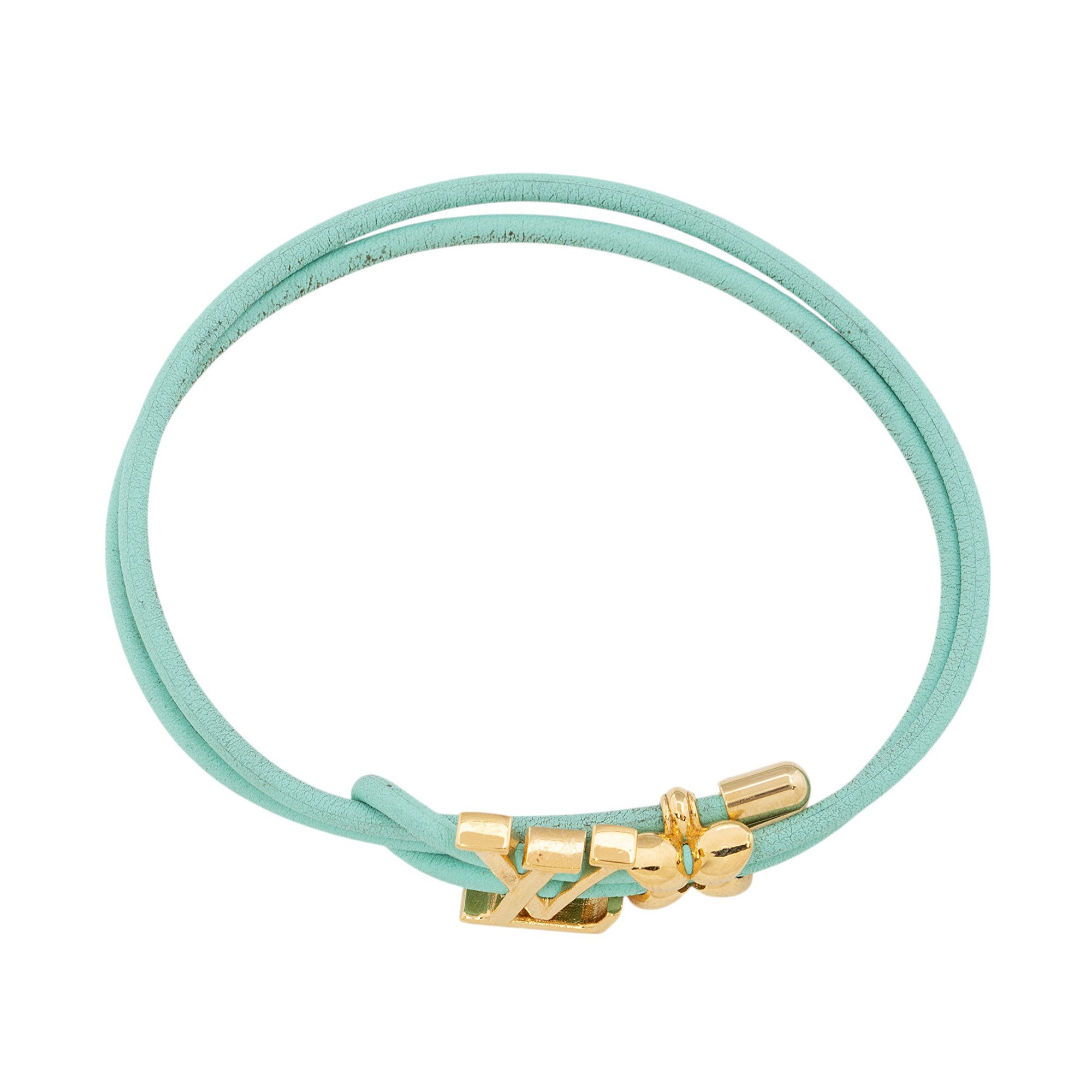 Louis Vuitton Leather LV Bloom Bracelet