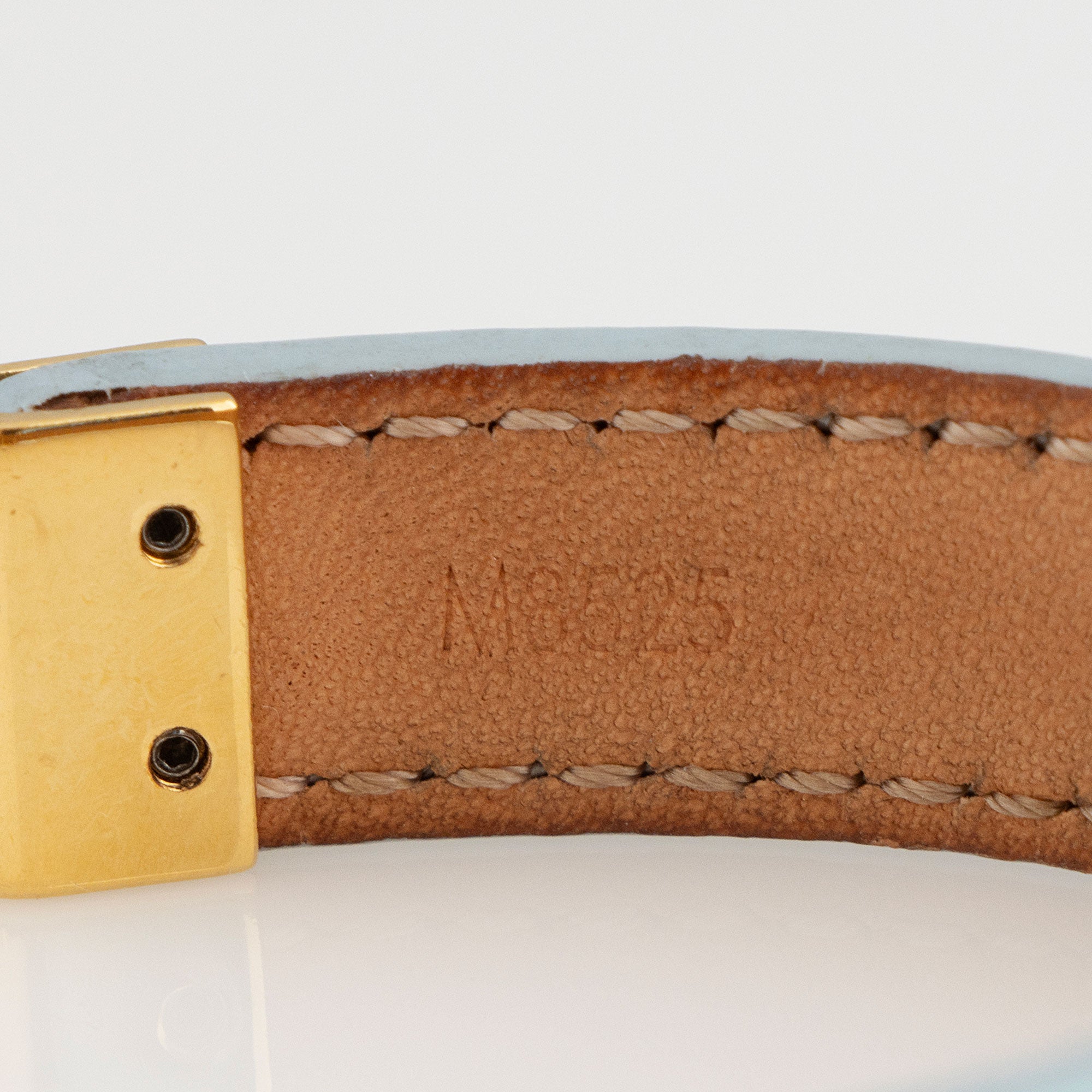 Louis Vuitton Leather LV Gram Bracelet