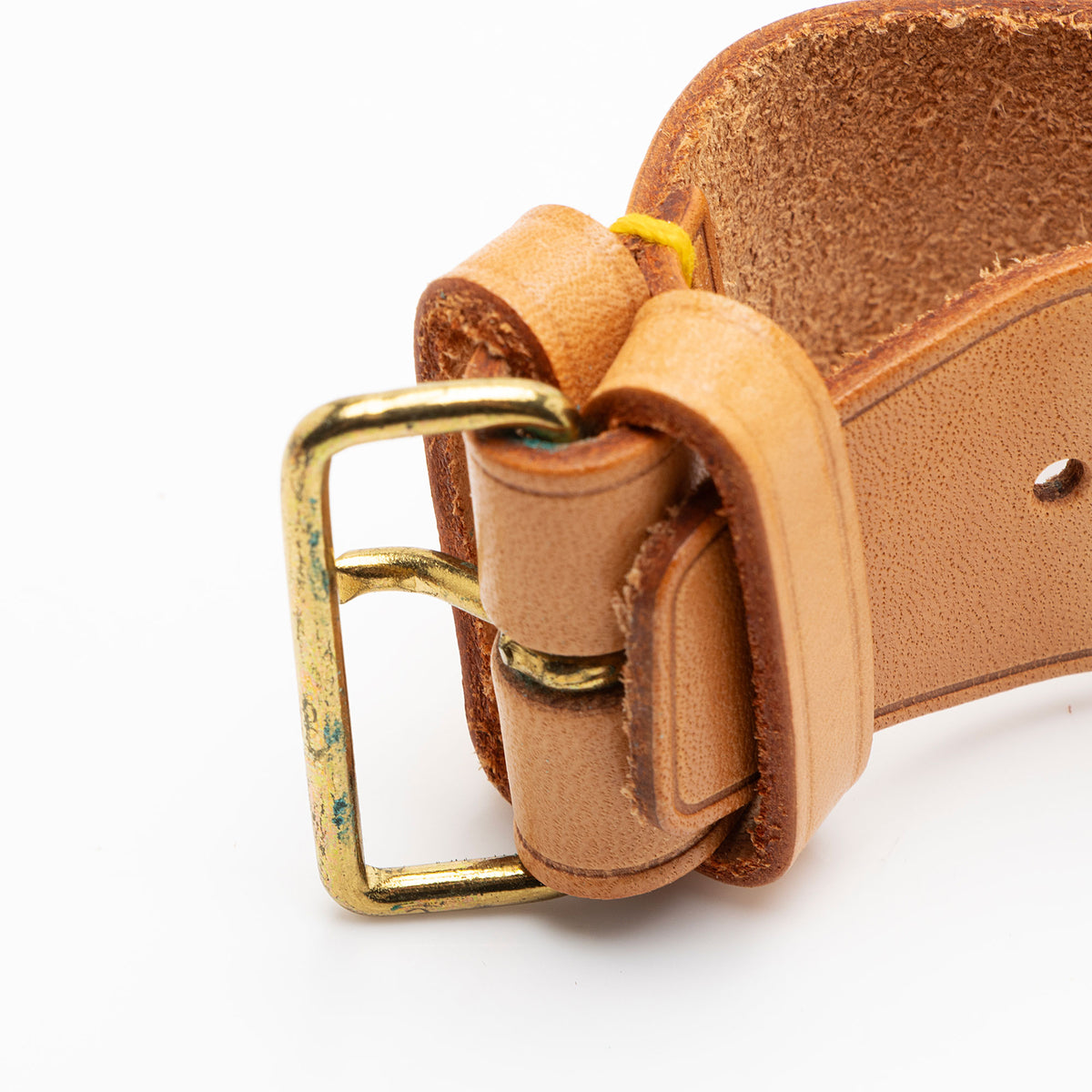 Louis Vuitton Leather Luggage Tag and Handle Fastener