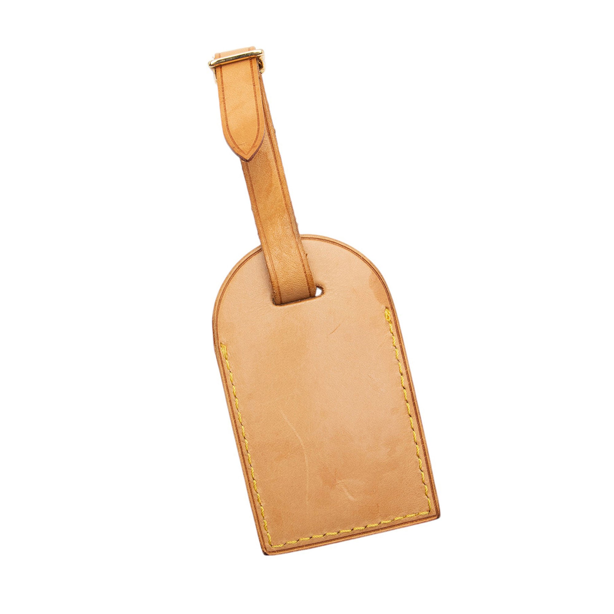 Louis Vuitton Leather Luggage Tag (SHF-kP3M2I)
