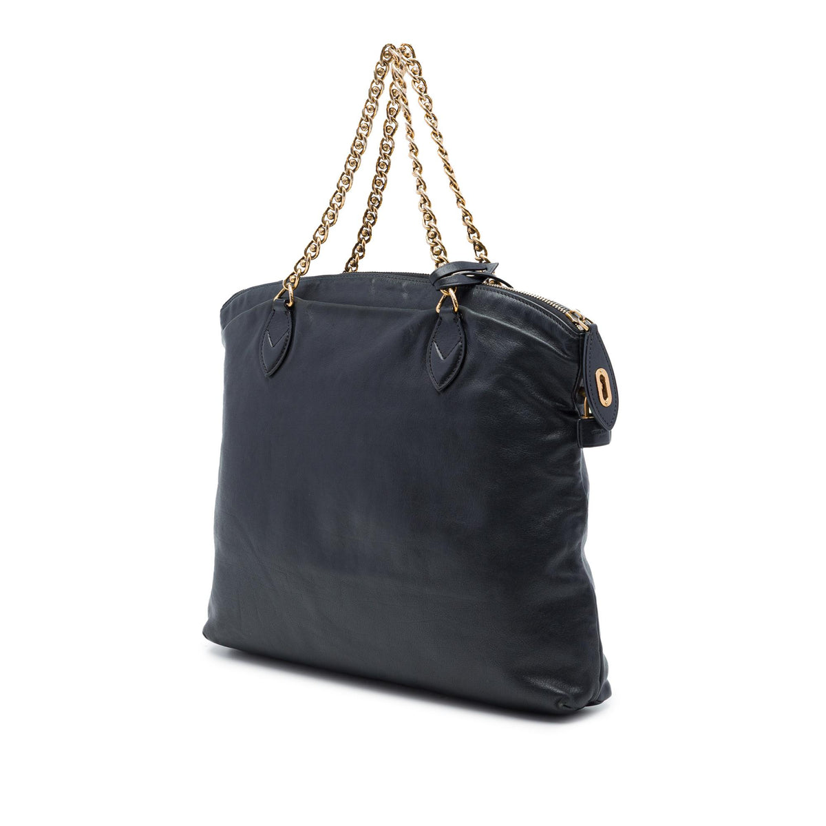 Louis Vuitton Limited Edition Calfskin Boudoir Lockit Chain Bag