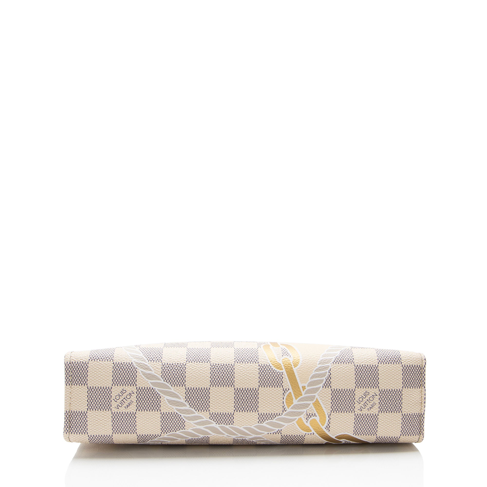 Louis Vuitton Limited Edition Damier Azur Nautical Toiletry Pouch on Chain