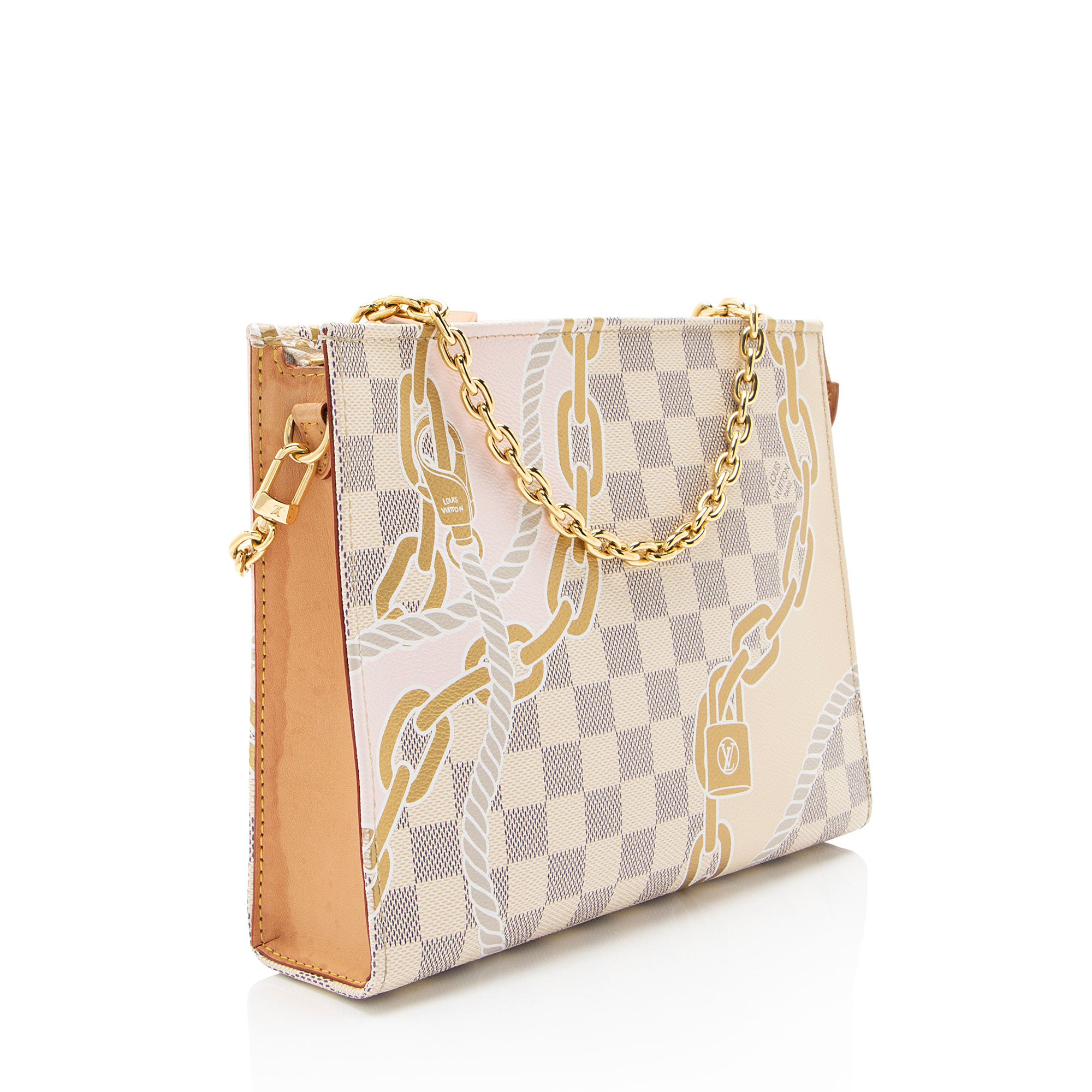 Louis Vuitton Limited Edition Damier Azur Nautical Toiletry Pouch on Chain