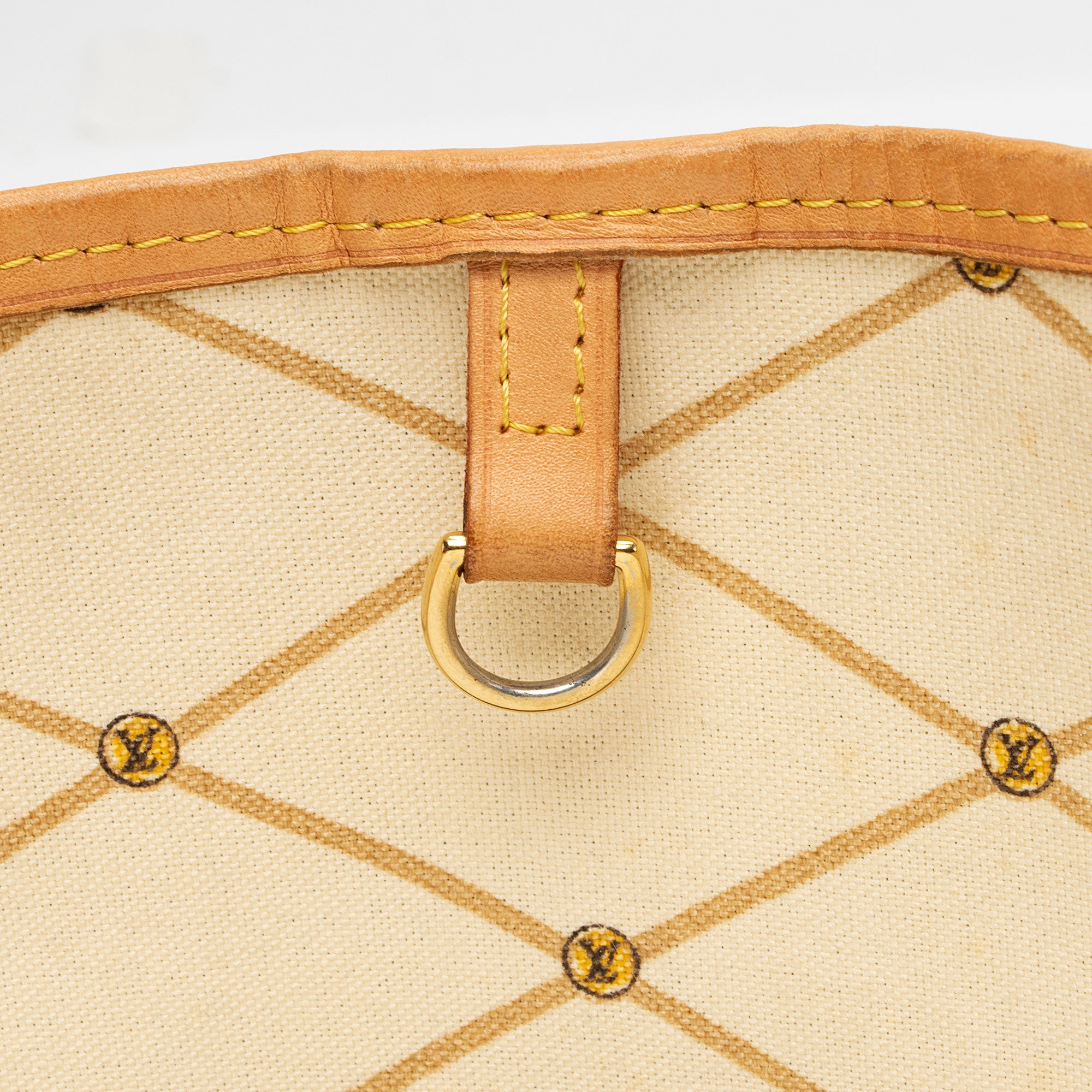 Louis Vuitton Limited Edition Damier Azur Summer Trunk Capri Neverfull MM Tote (SHF-hyU26o)