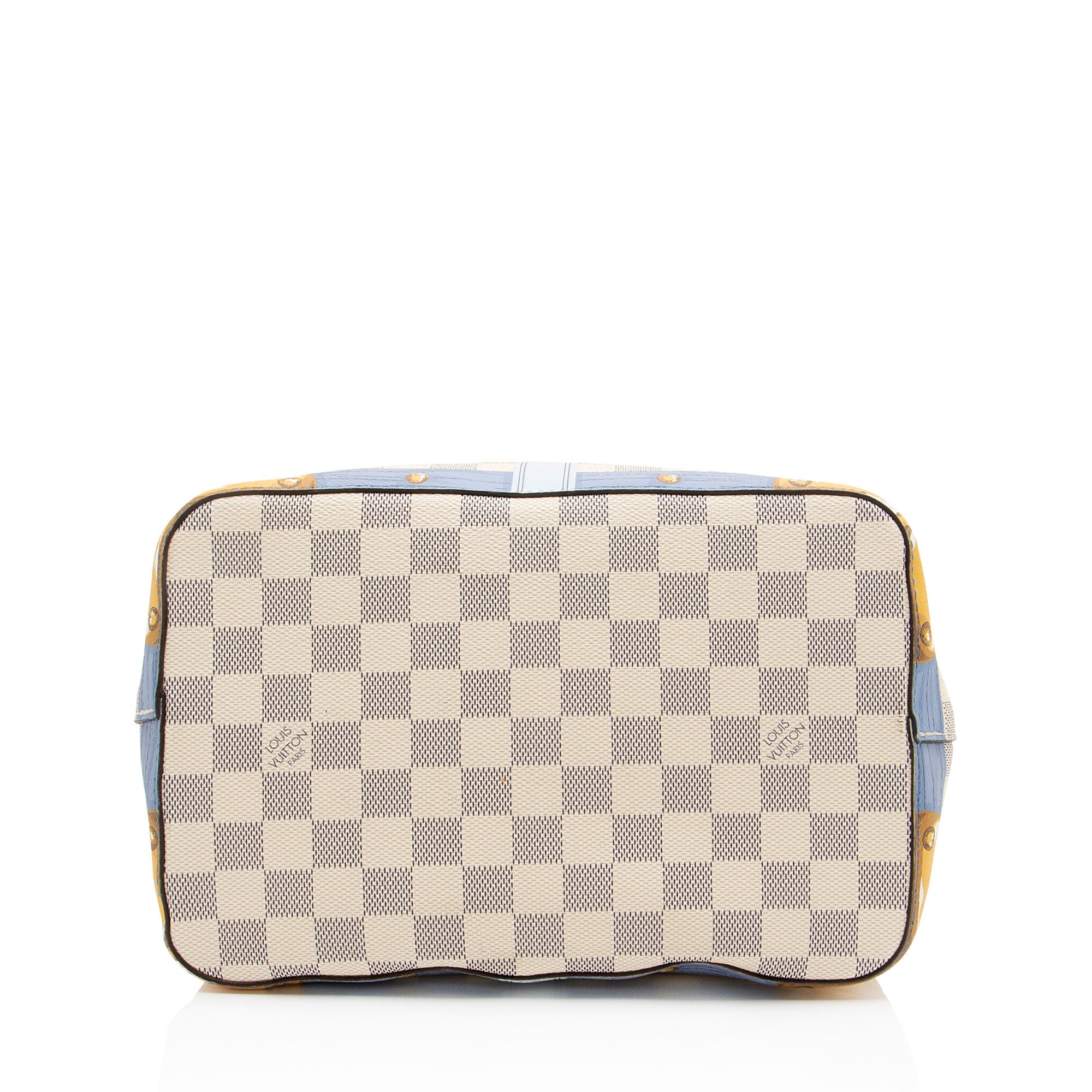 Louis Vuitton Limited Edition Damier Azur Summer Trunk Neonoe MM Shoulder Bag