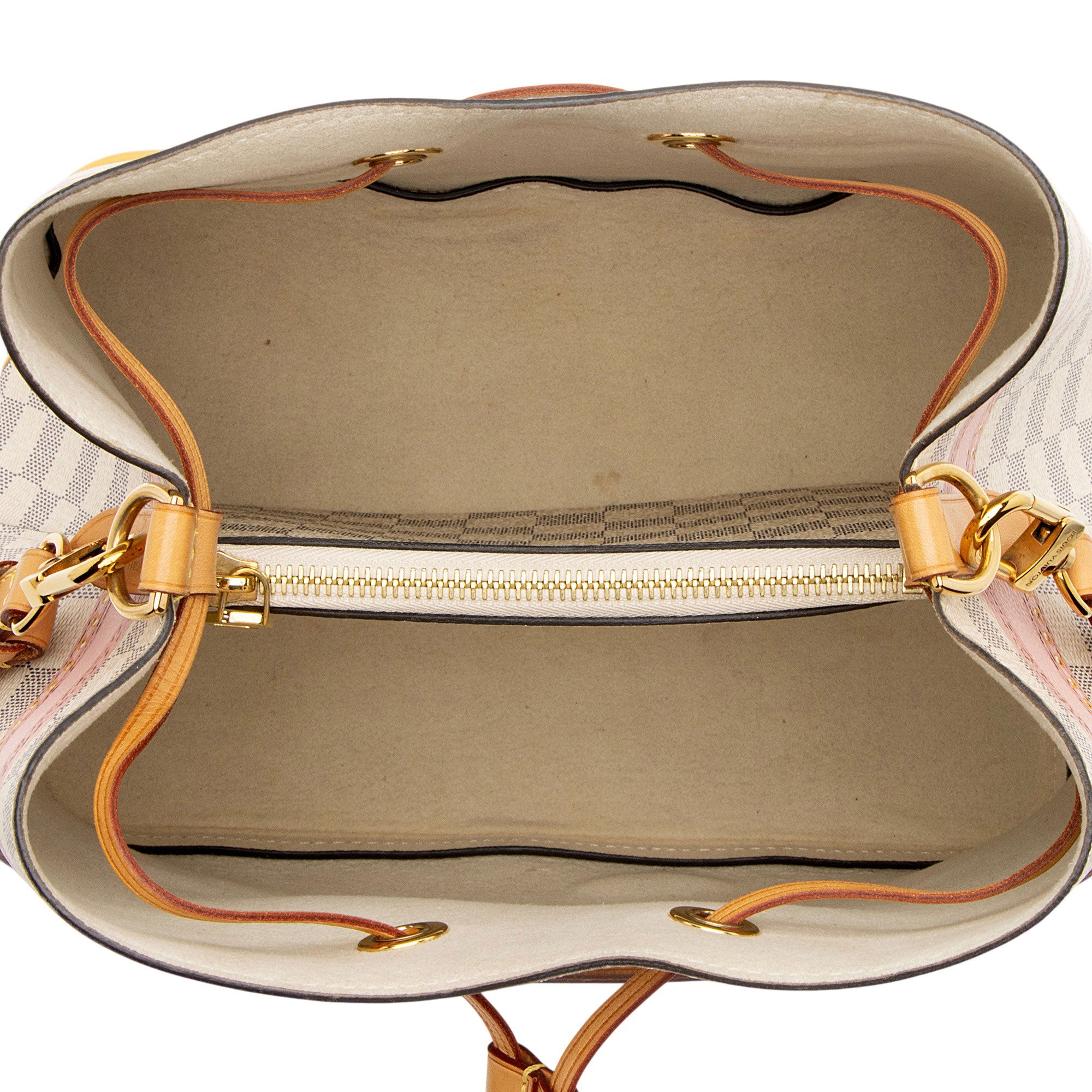 Louis Vuitton Limited Edition Damier Azur Summer Trunk Neonoe MM Shoulder Bag