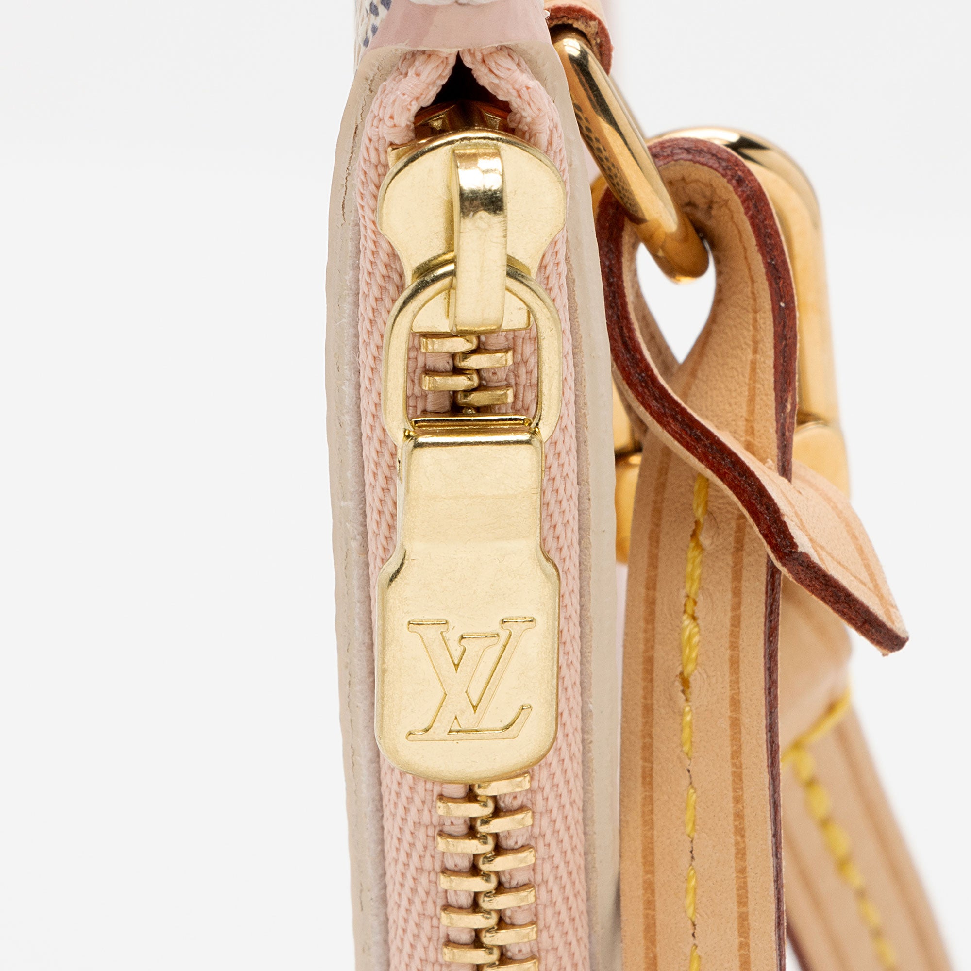 Louis Vuitton Limited Edition Damier Azur Tahitienne Neverfull MM Pochette