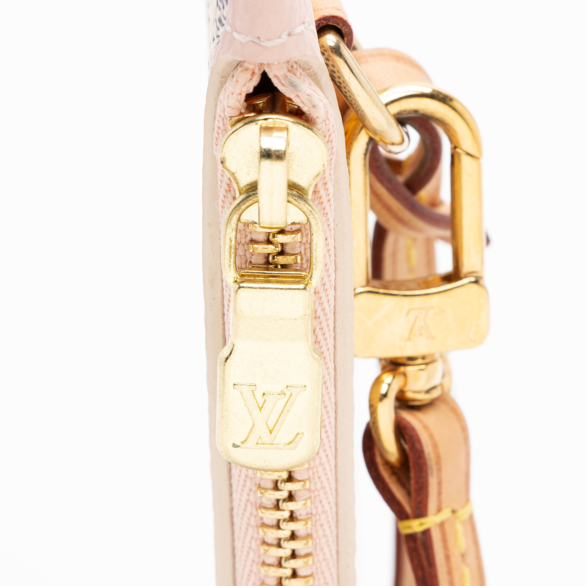 Louis Vuitton Limited Edition Damier Azur Tahitienne Neverfull MM Pochette