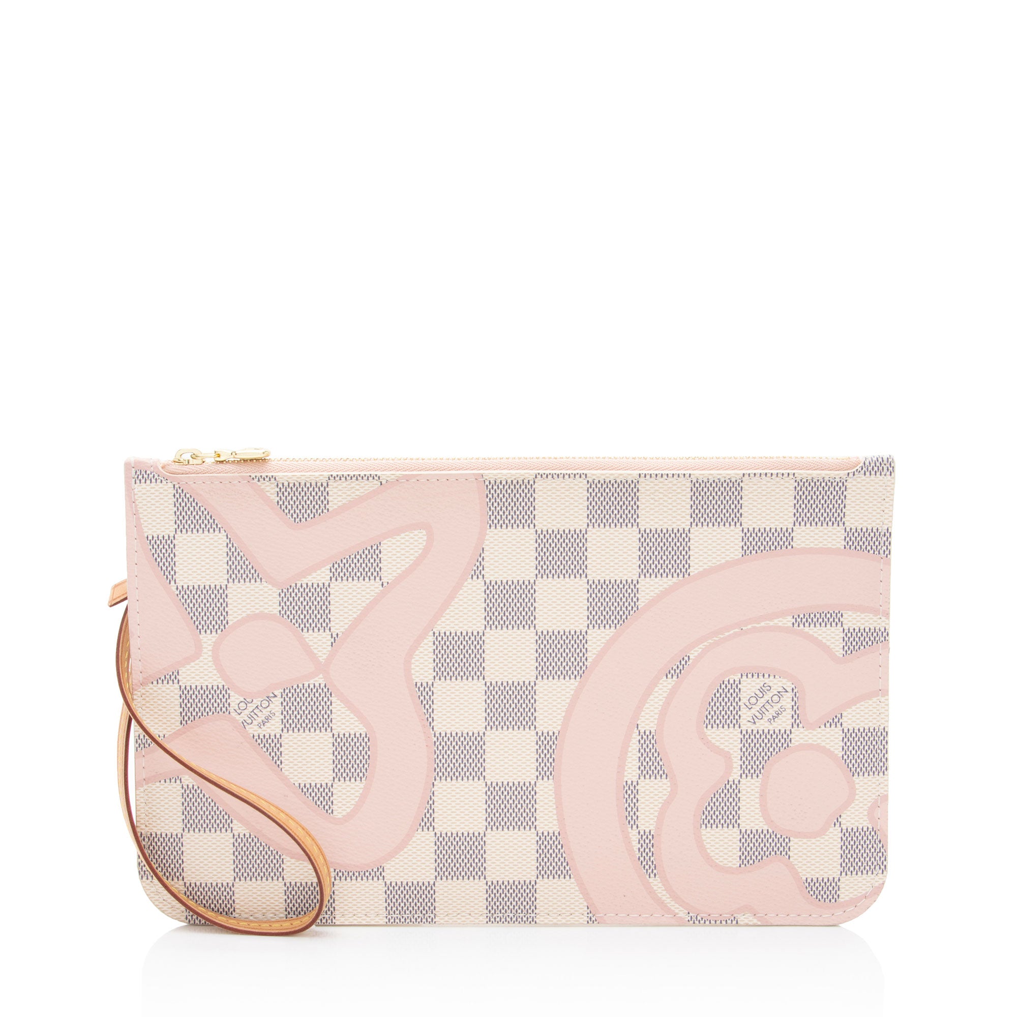 Louis Vuitton Limited Edition Damier Azur Tahitienne Neverfull MM Pochette