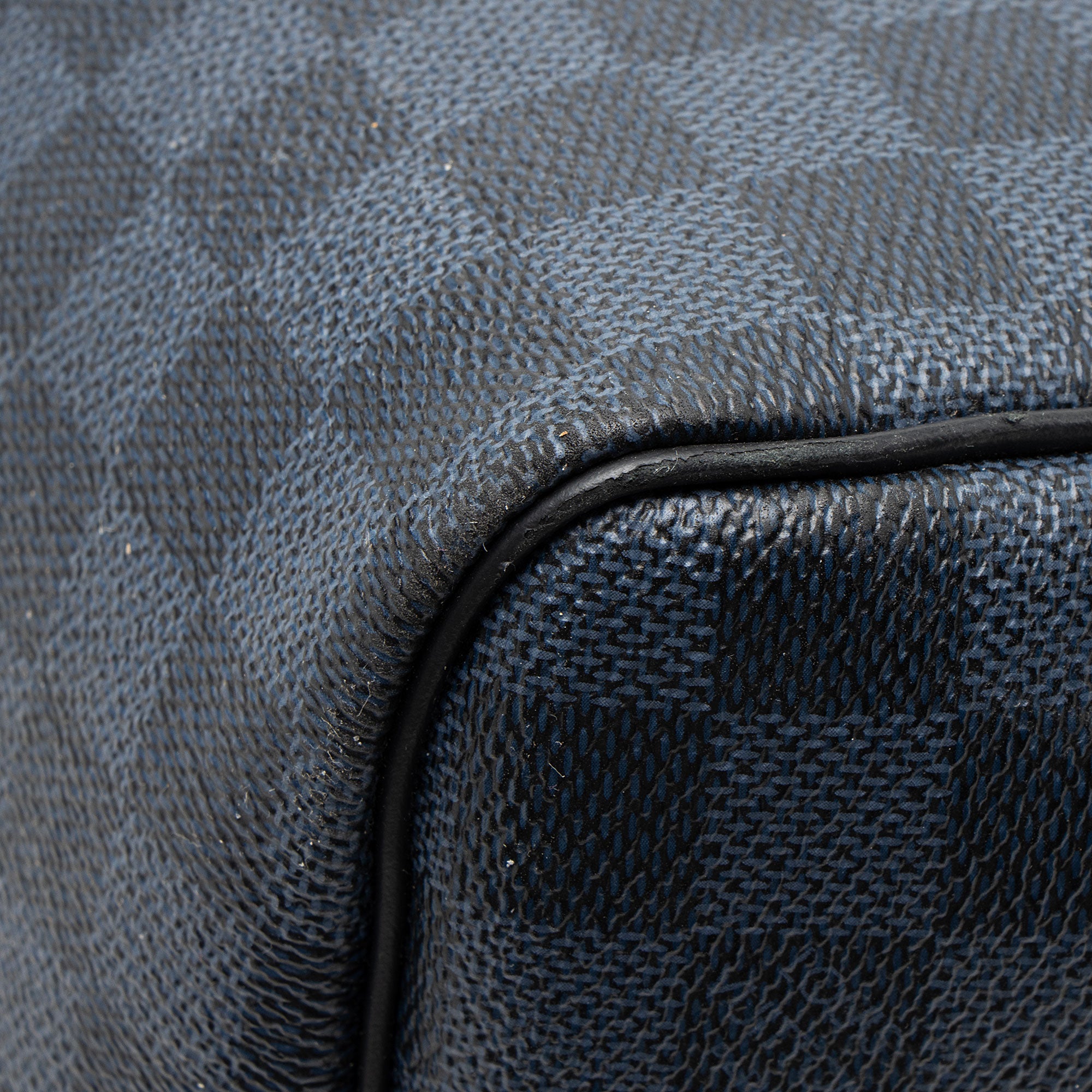 Louis Vuitton Limited Edition Damier Cobalt Jungle Keepall Bandouliere 55 Duffle